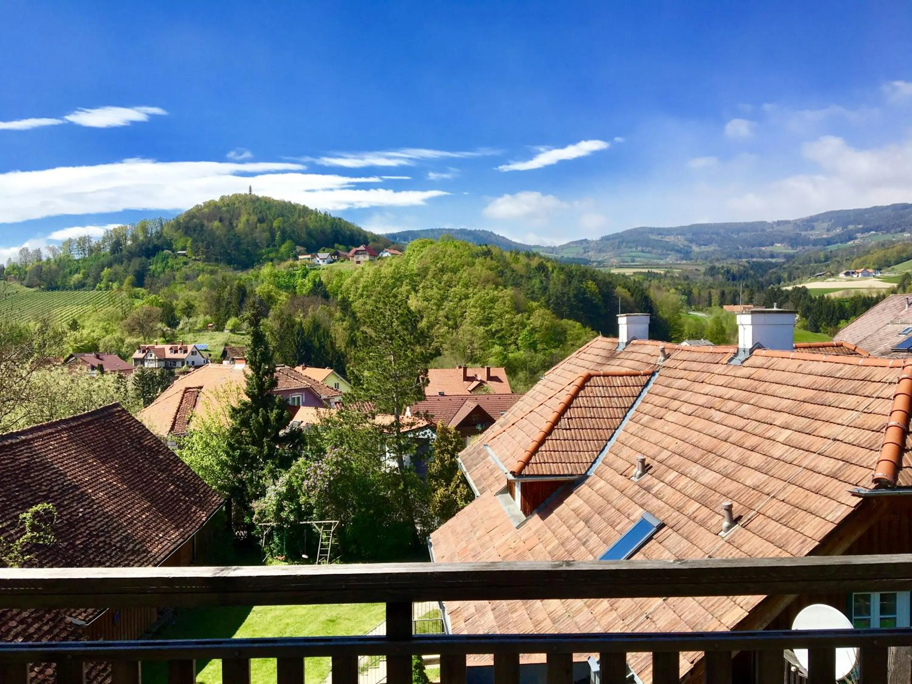 Garden view in Apfelwirt