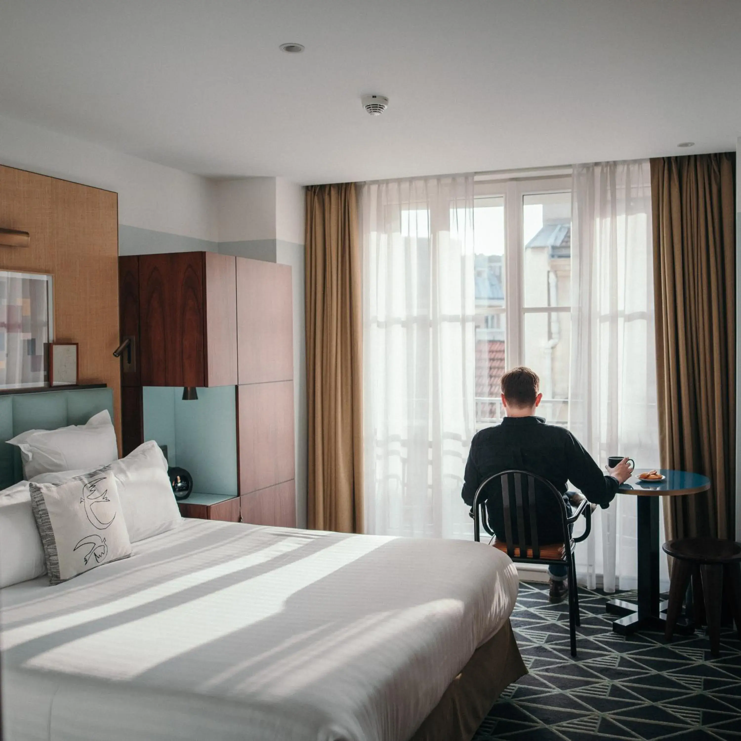 Bed in Hotel Eiffel Blomet Bed in Hotel Eiffel Blomet