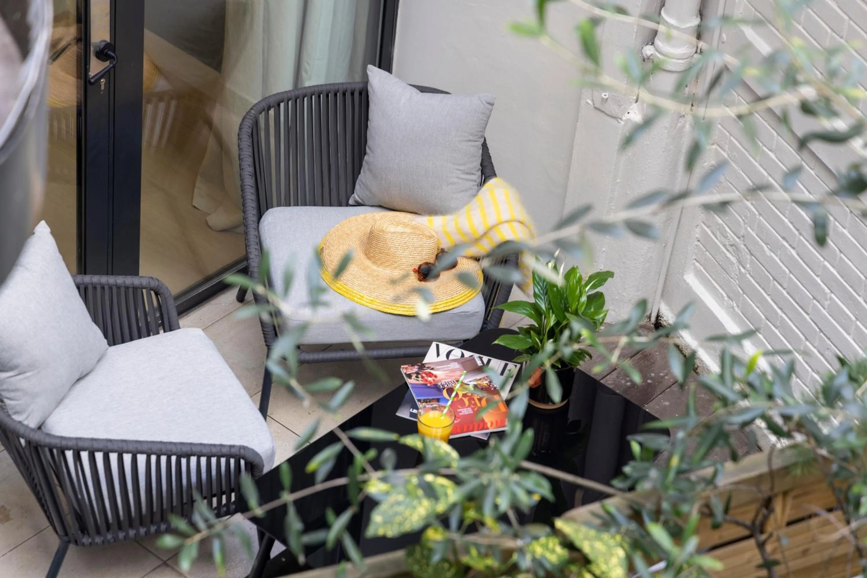 Balcony/Terrace in Yuna Blanche - Serviced Apartments