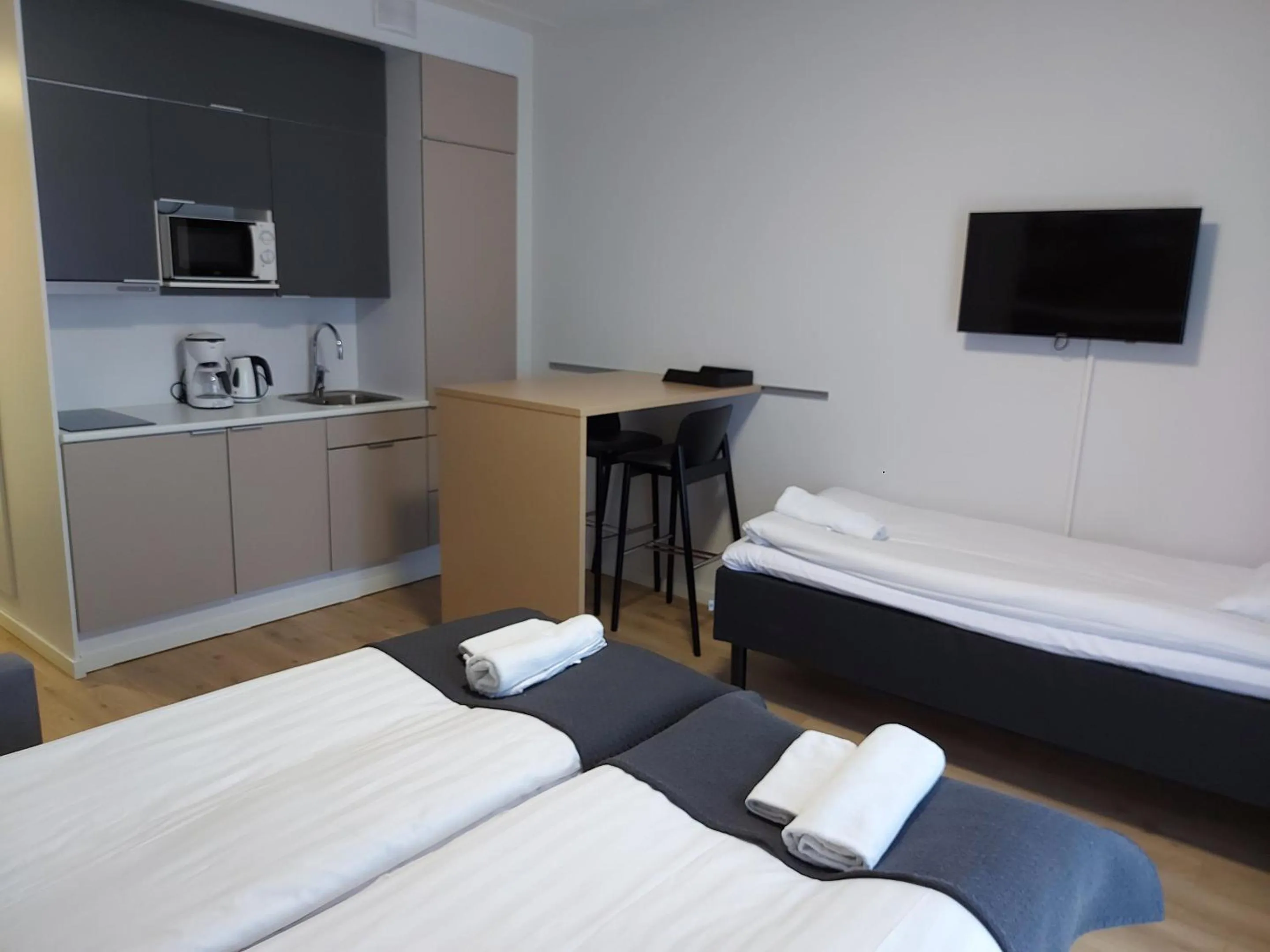 Bedroom, Bed in Forenom Aparthotel Kempele