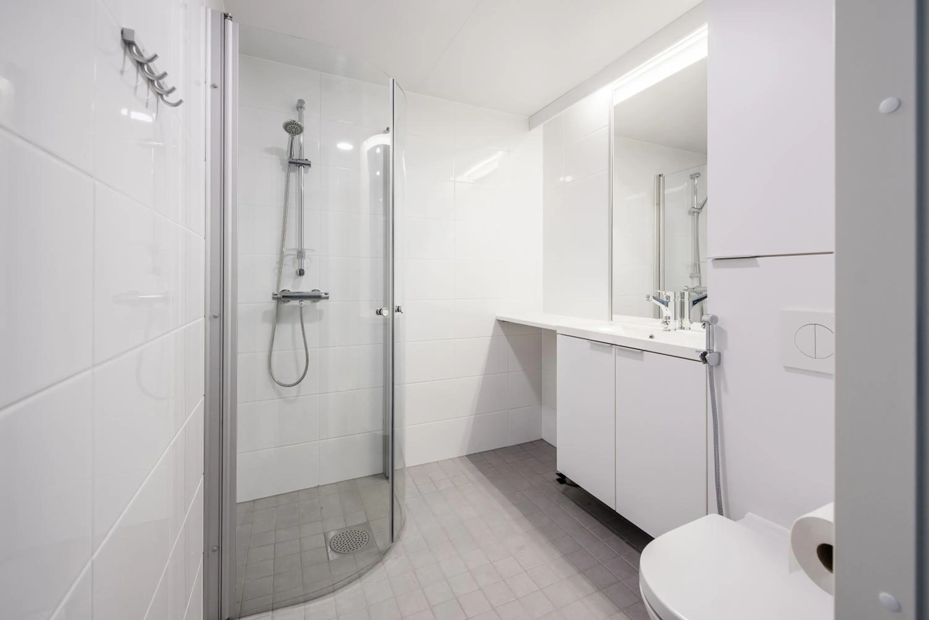 Shower in Forenom Aparthotel Kempele