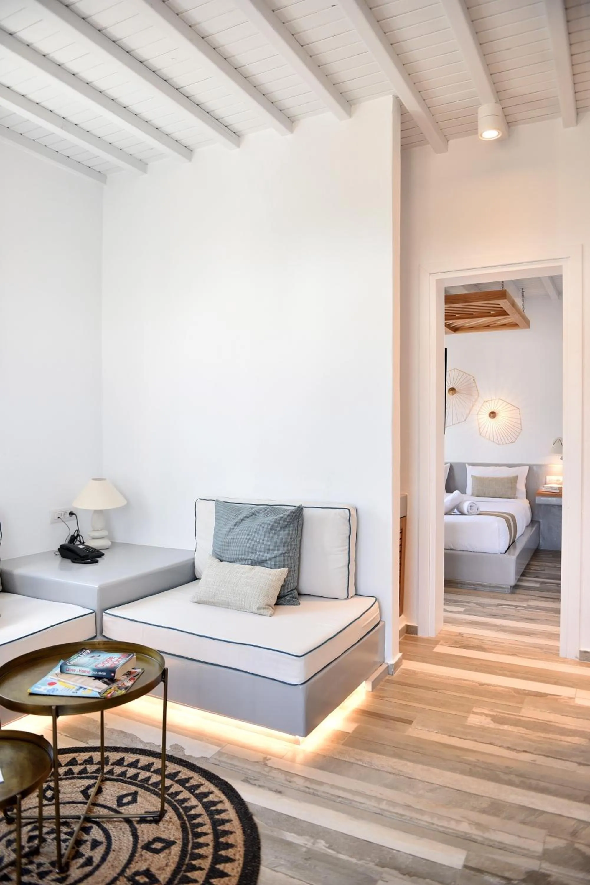 Seating area, Bed in Osom Resort