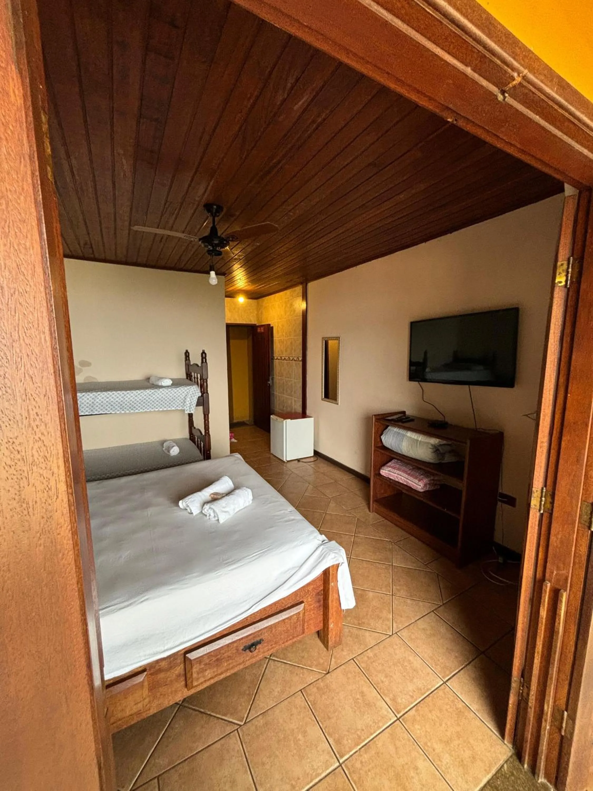 Bed in Pousada Tony Montana