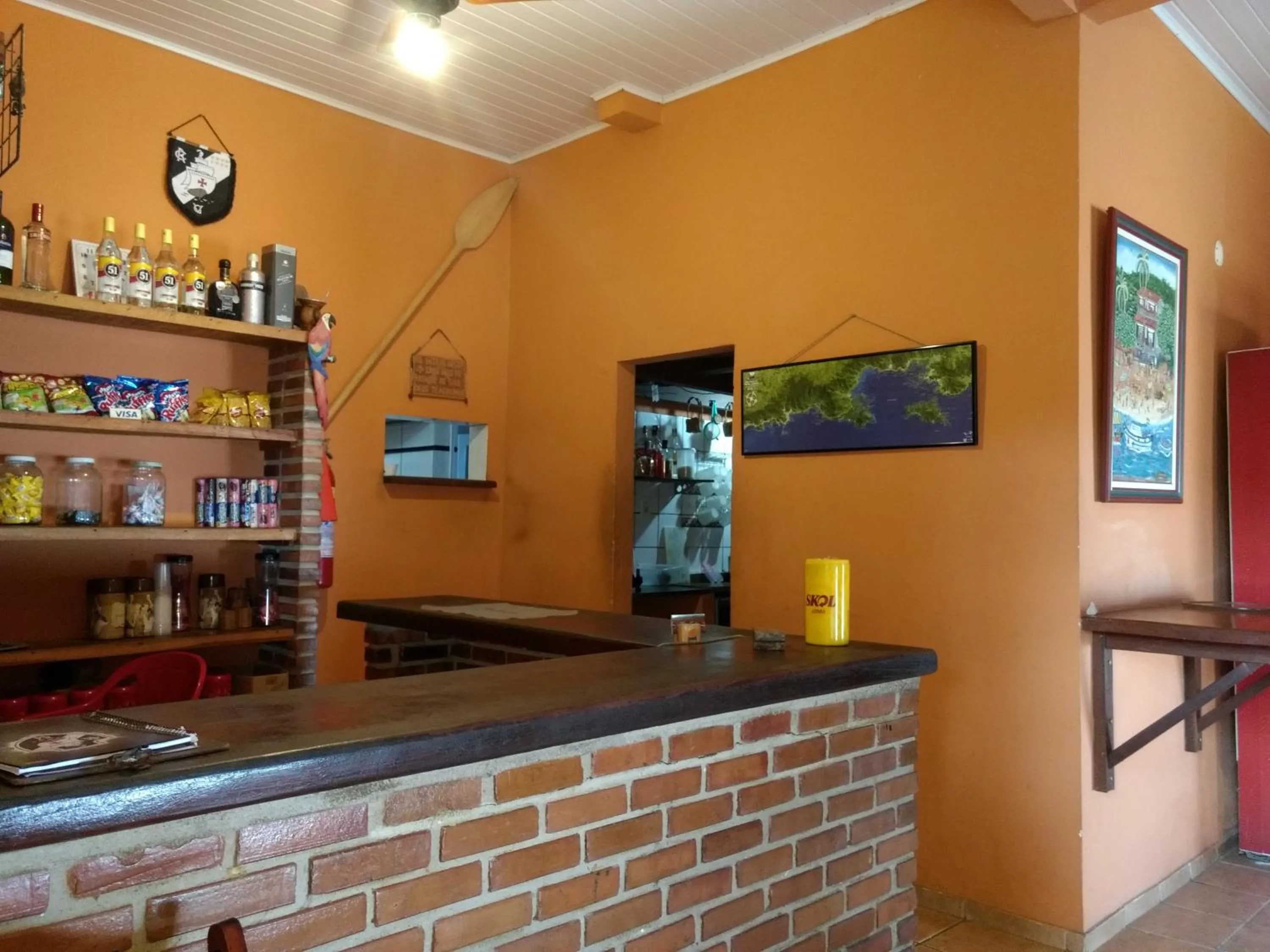 Food and drinks in Pousada Tony Montana