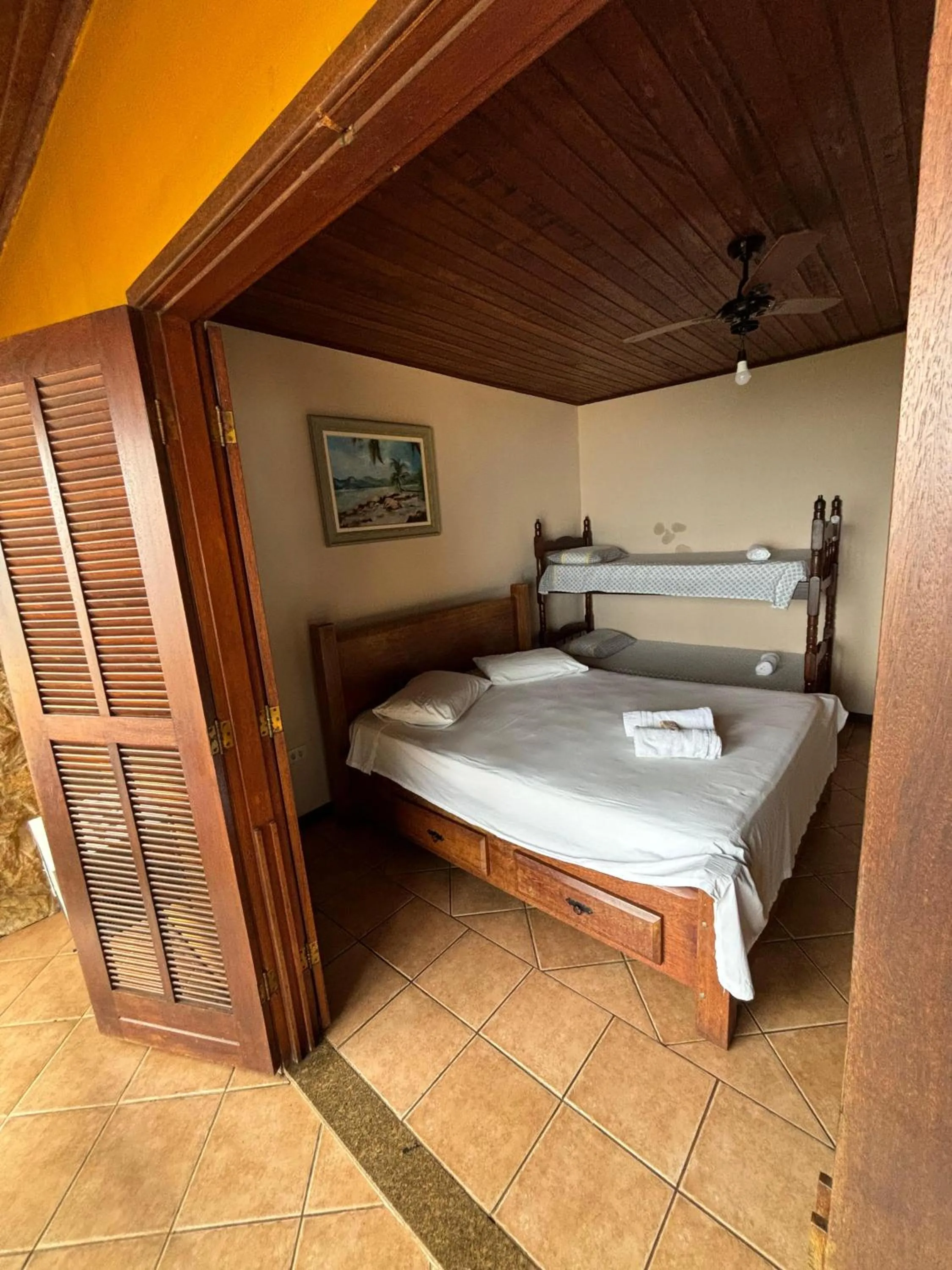 Bed in Pousada Tony Montana