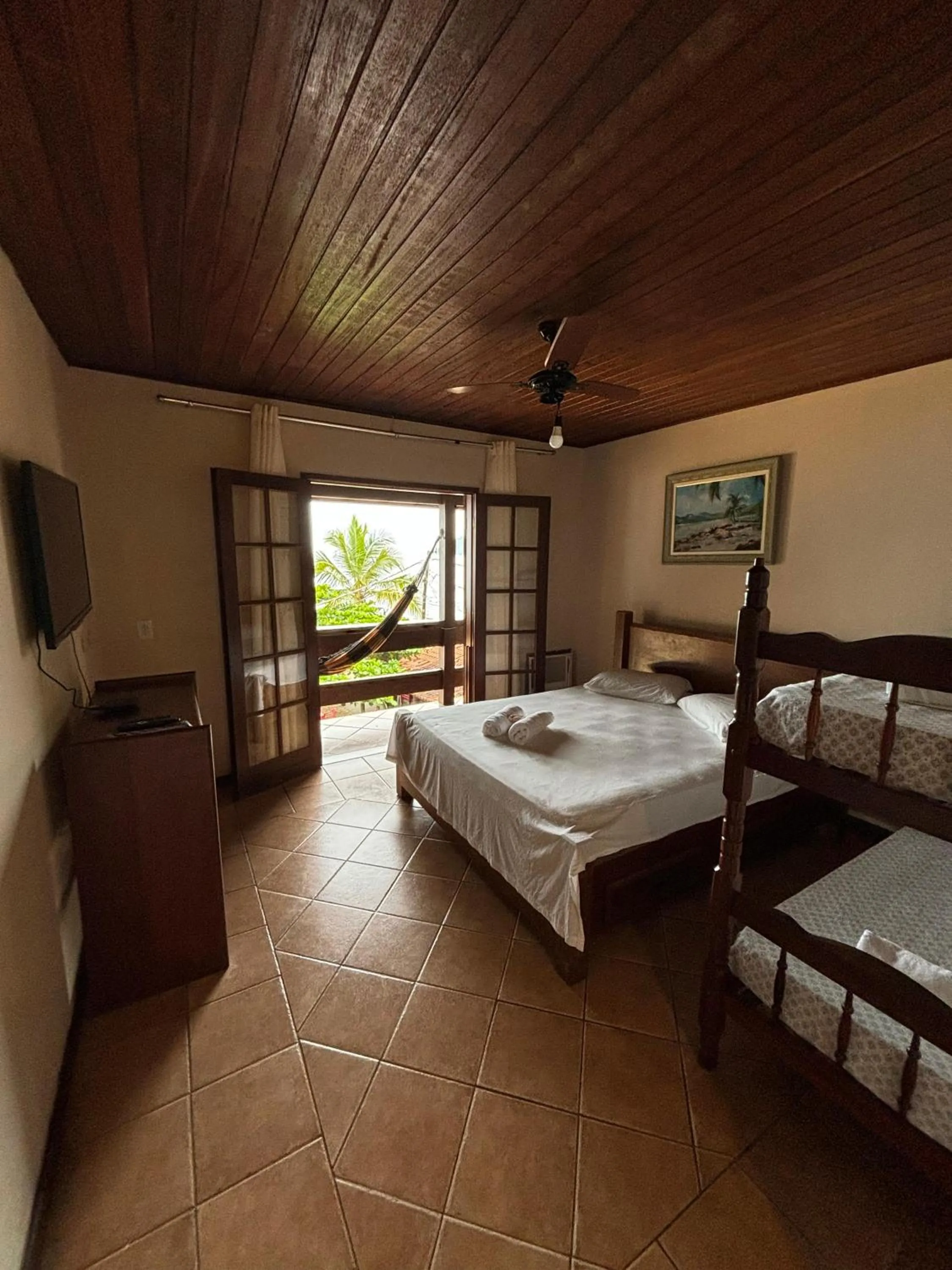 Bed in Pousada Tony Montana
