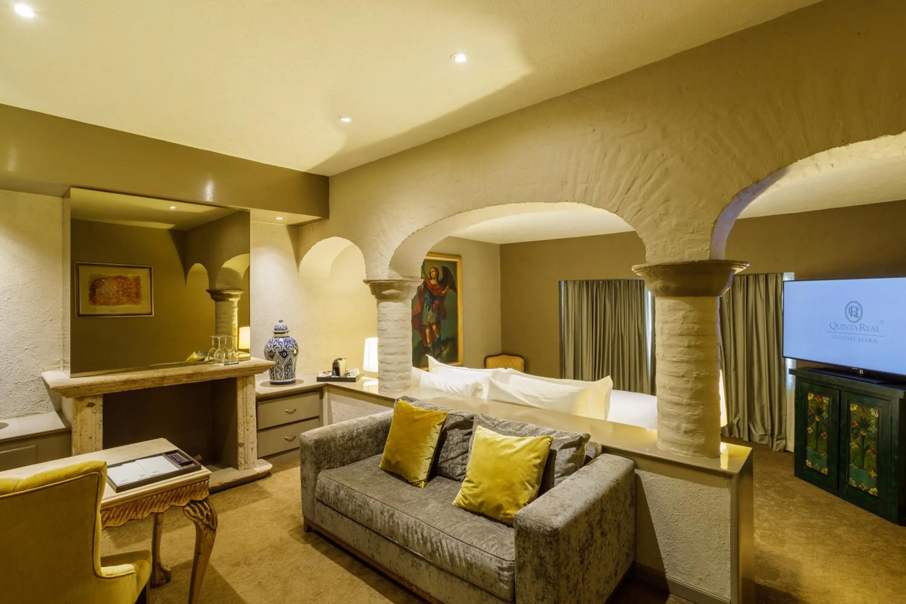 Living room in Quinta Real Guadalajara