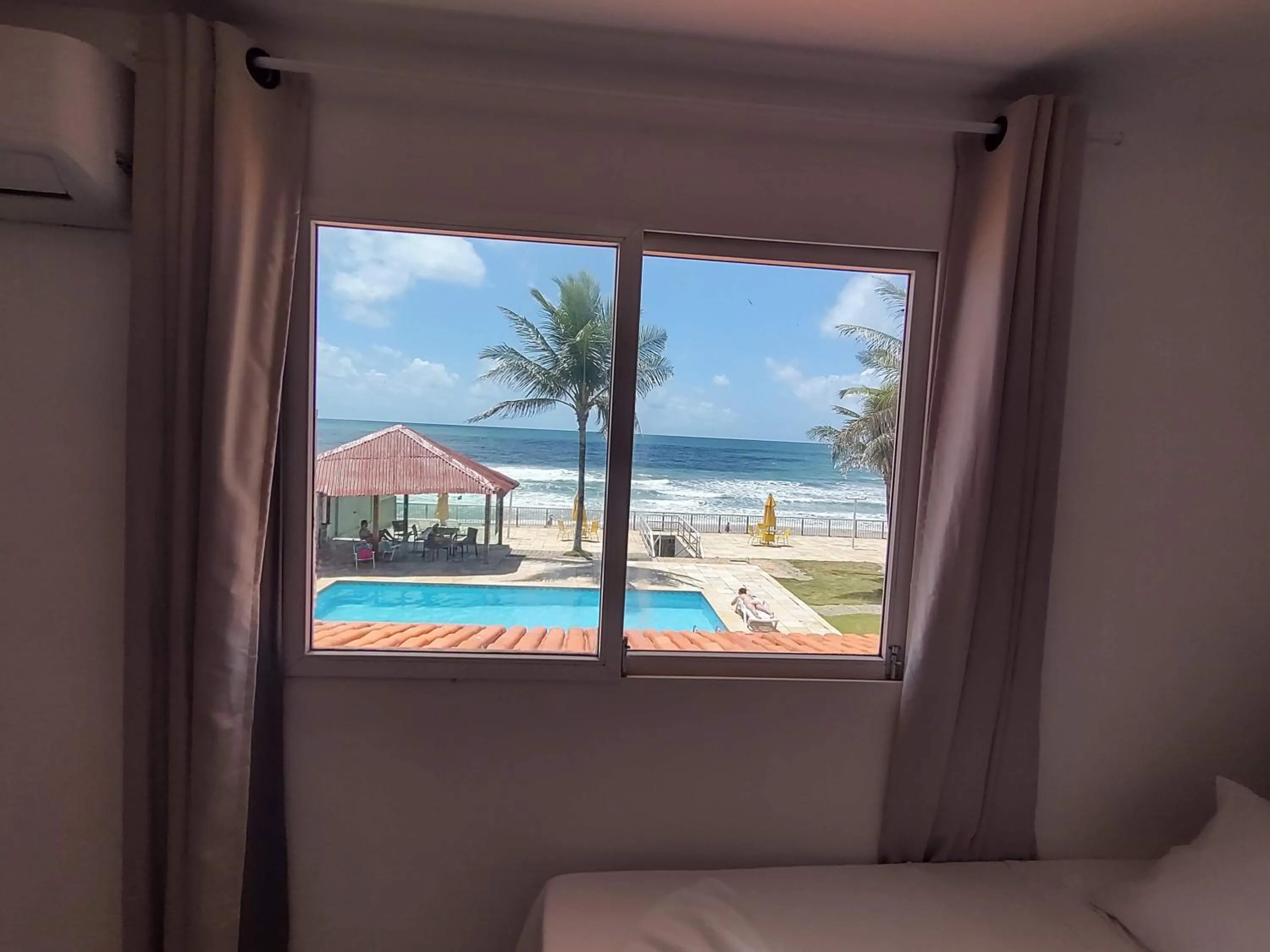 Pool view, Bed in Pousada Maria Bonita Porto De Galinhas