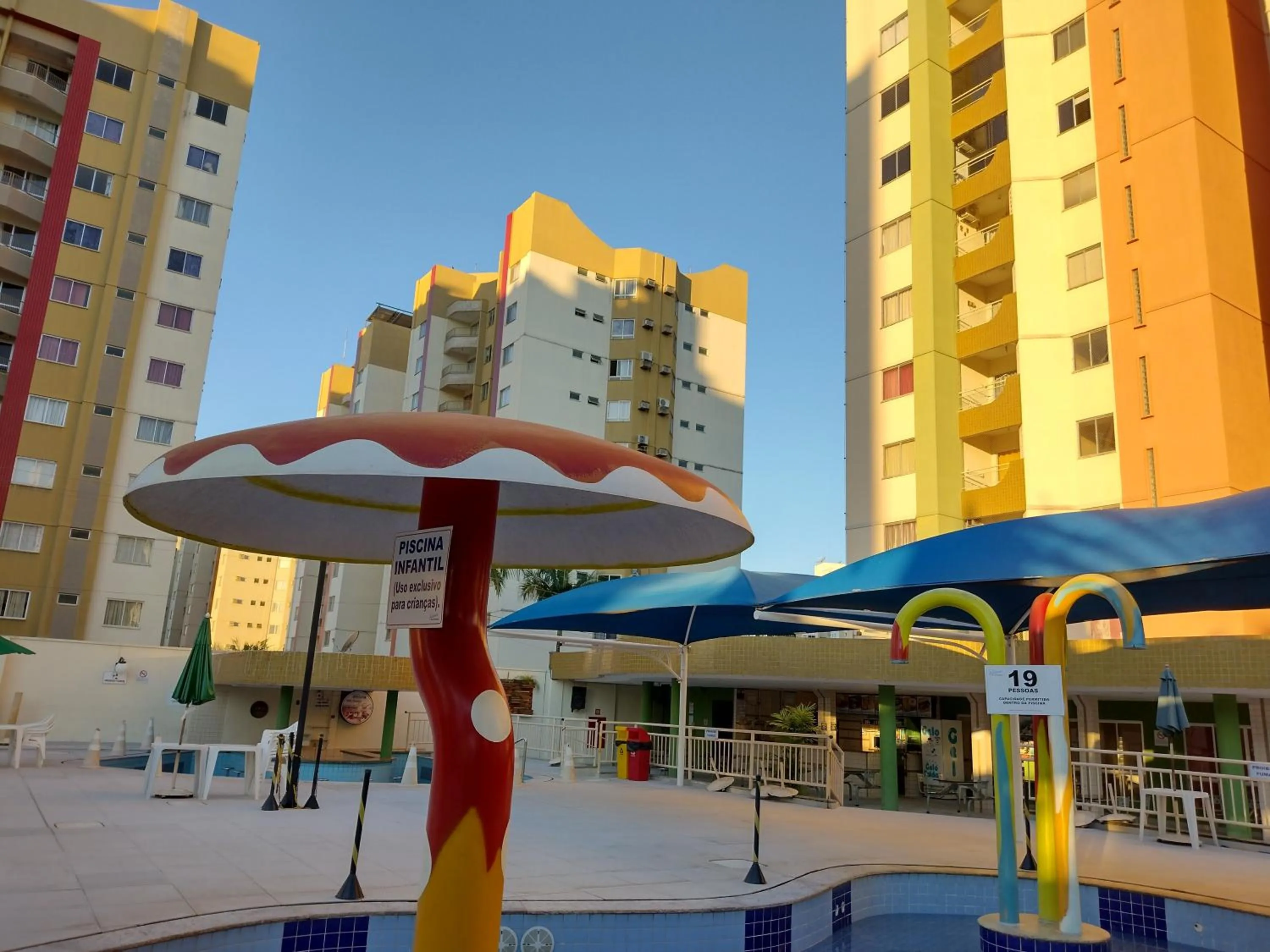 Swimming pool in Vitória das Thermas Caldas Novas - ACHEI FERIAS - Com Roupa de Cama
