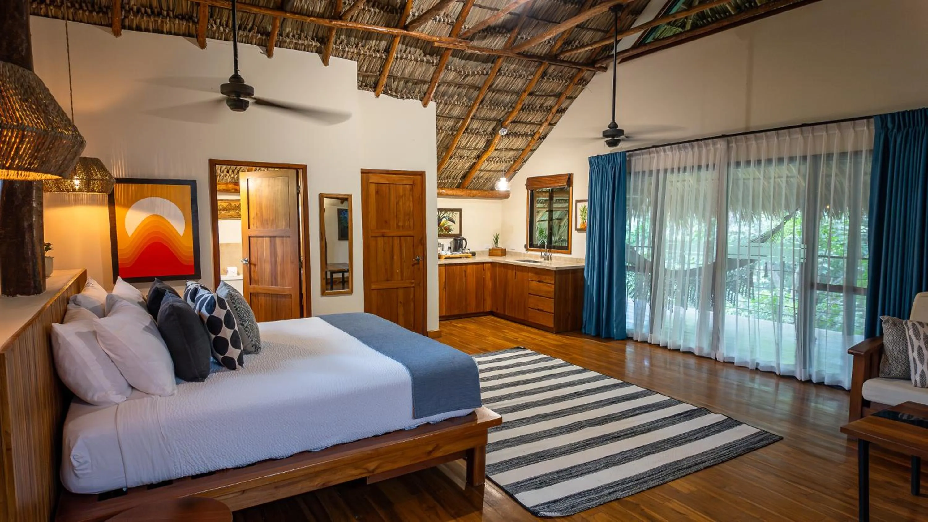 Bed in TreeCasa Hotel & Resort Nicaragua