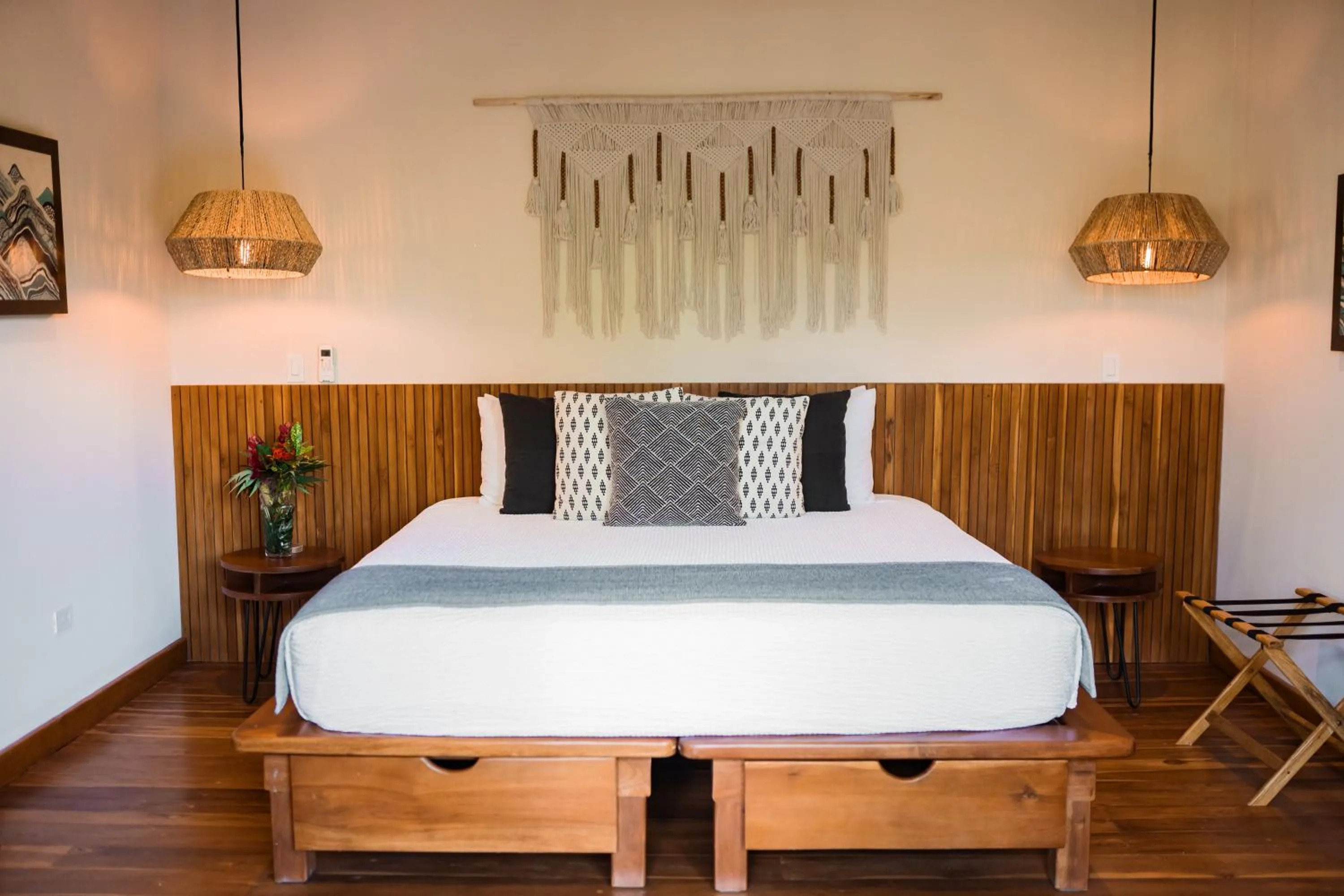 Bed in TreeCasa Hotel & Resort Nicaragua