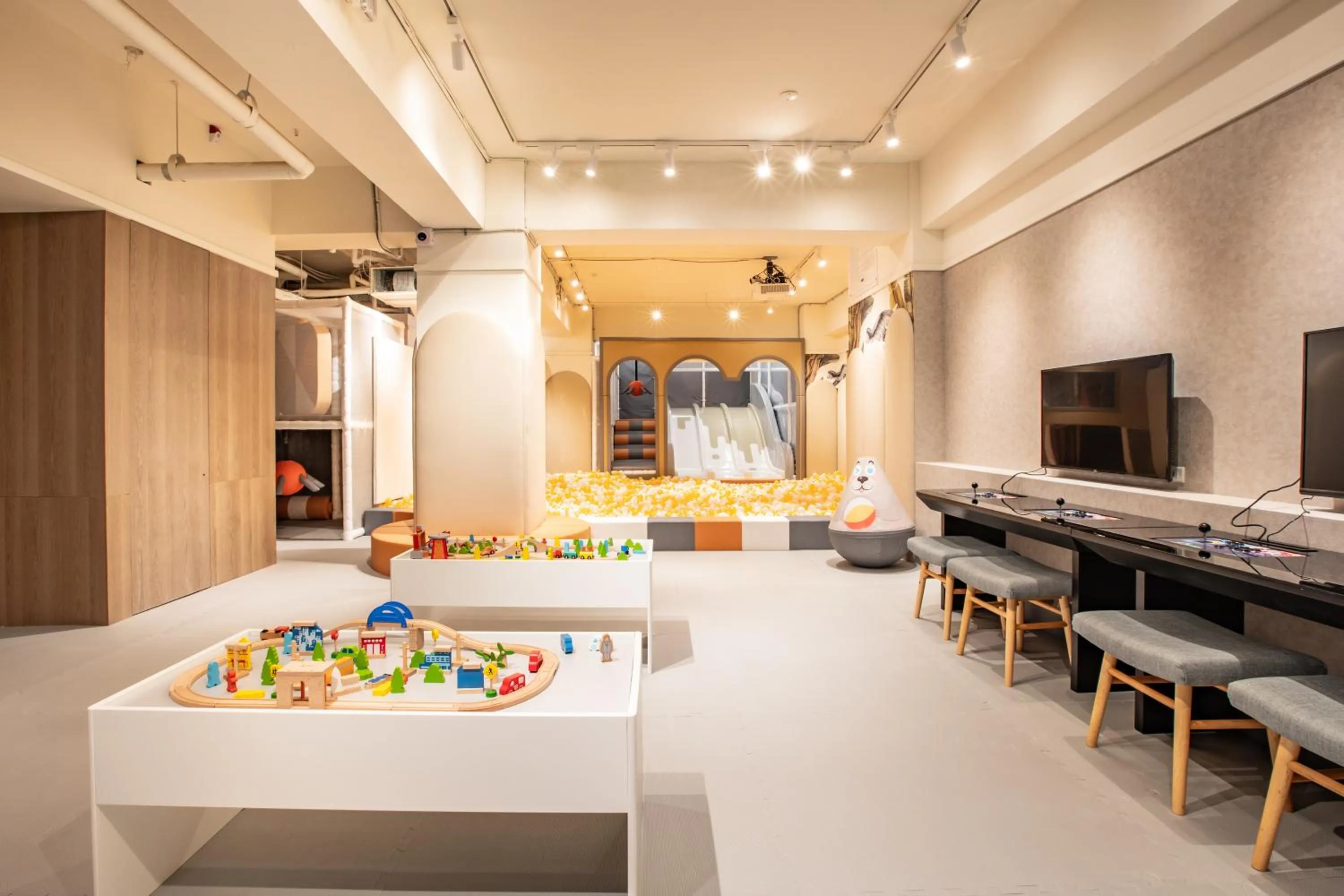 Children play ground in Mega Hotel