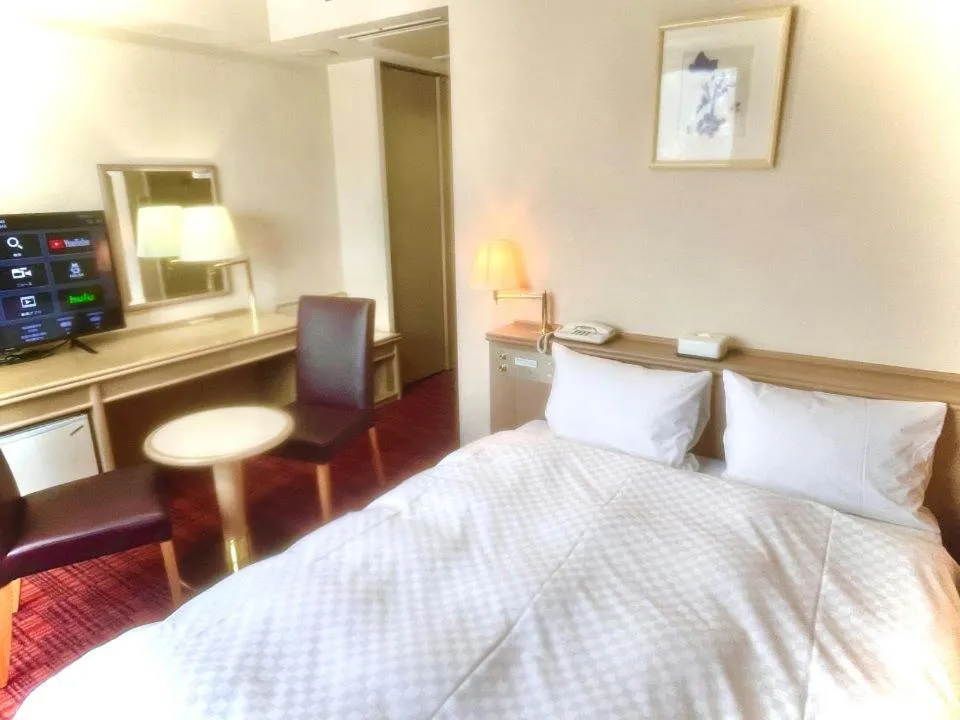 Bed in Yokote Central Hotel