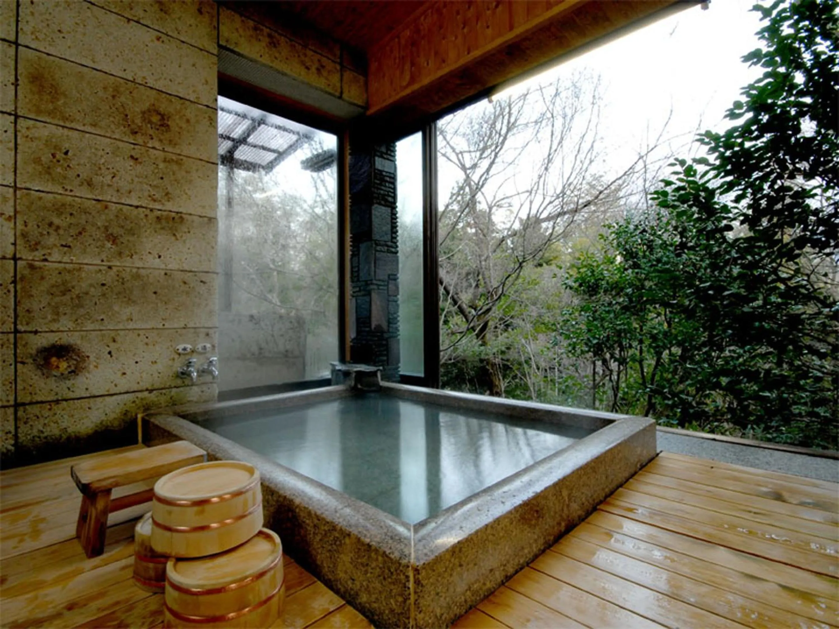 Garden view in Nagataki