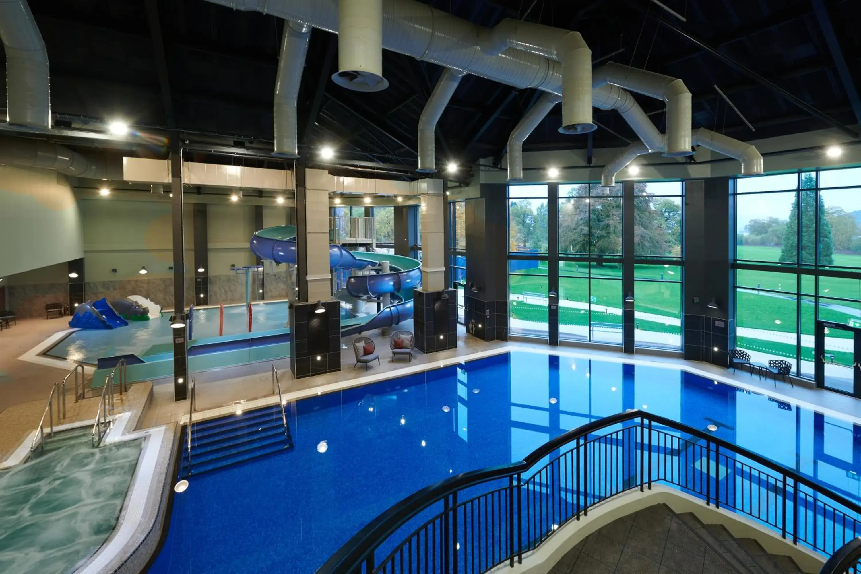 Swimming pool in Cameron House on Loch Lomond Swimming pool in Cameron House on Loch Lomond