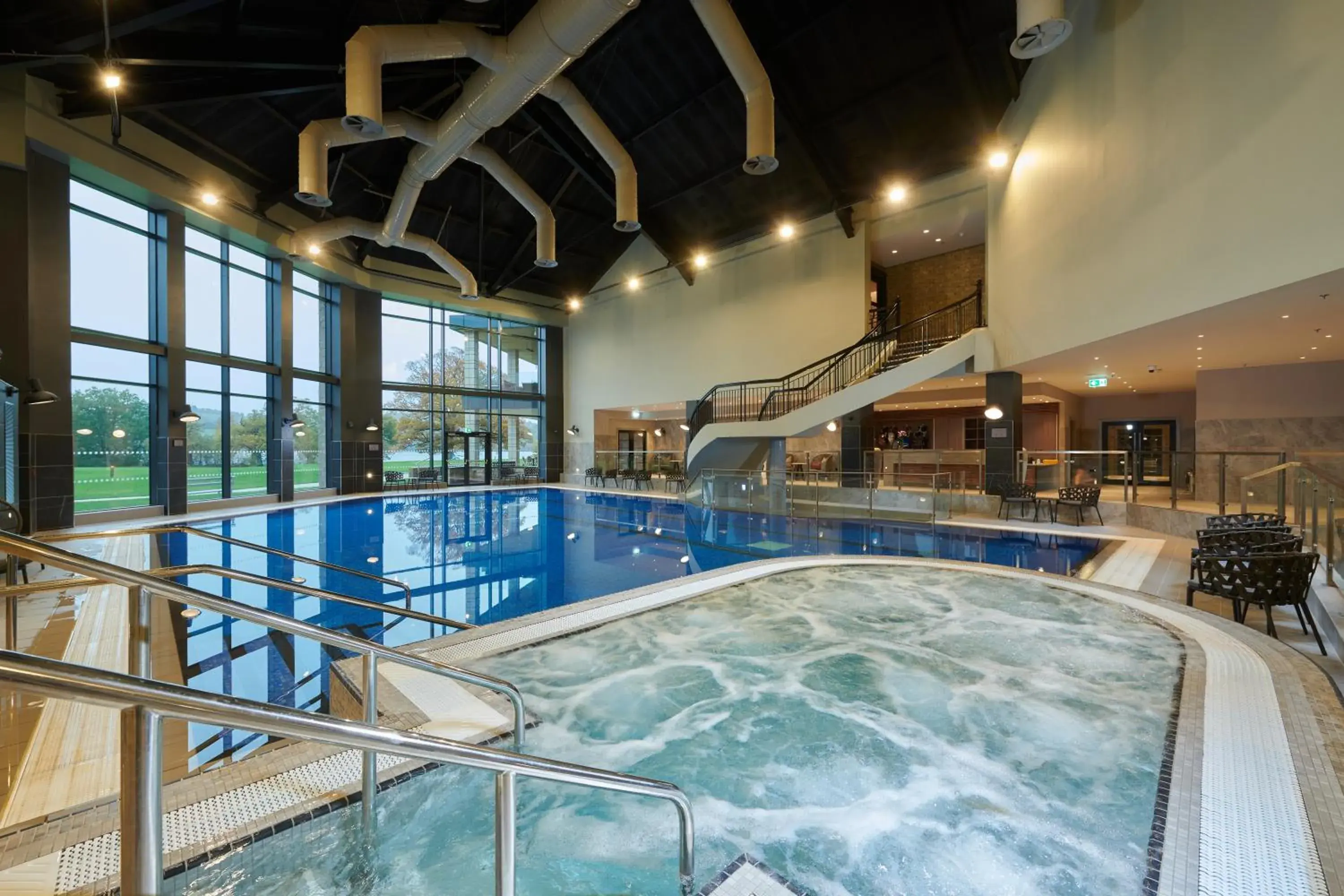 Swimming pool in Cameron House on Loch Lomond Swimming pool in Cameron House on Loch Lomond