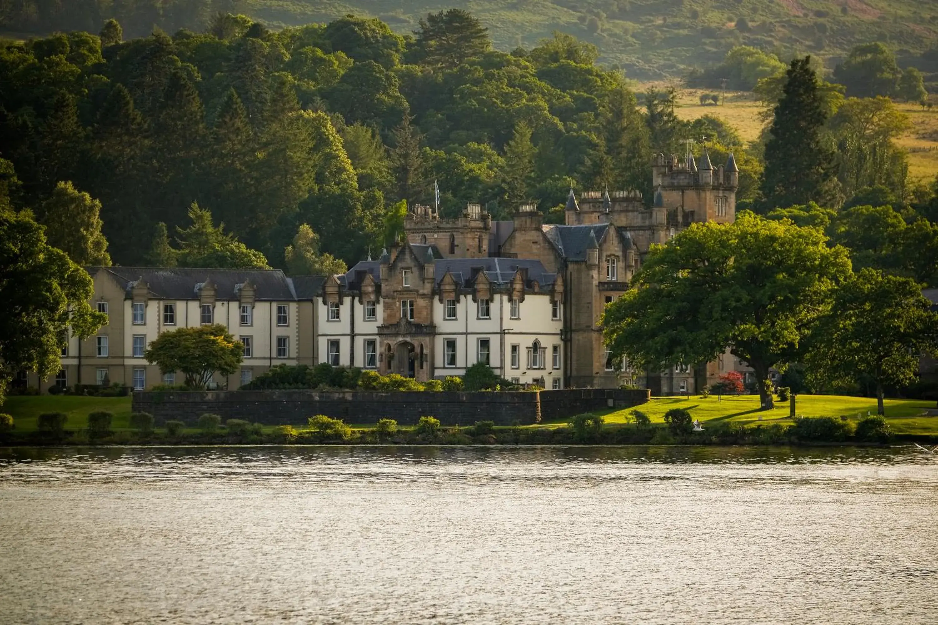 Property building in Cameron House on Loch Lomond Property building in Cameron House on Loch Lomond