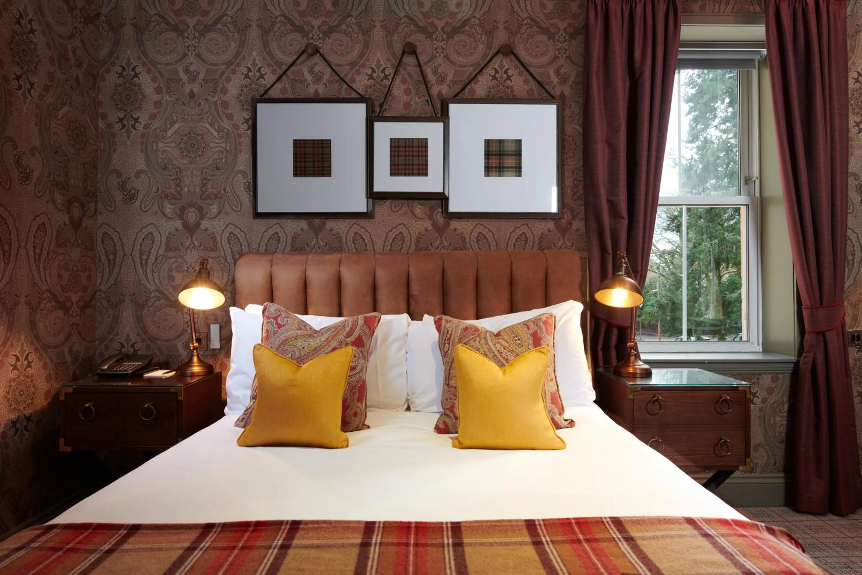 Bed in Cameron House on Loch Lomond