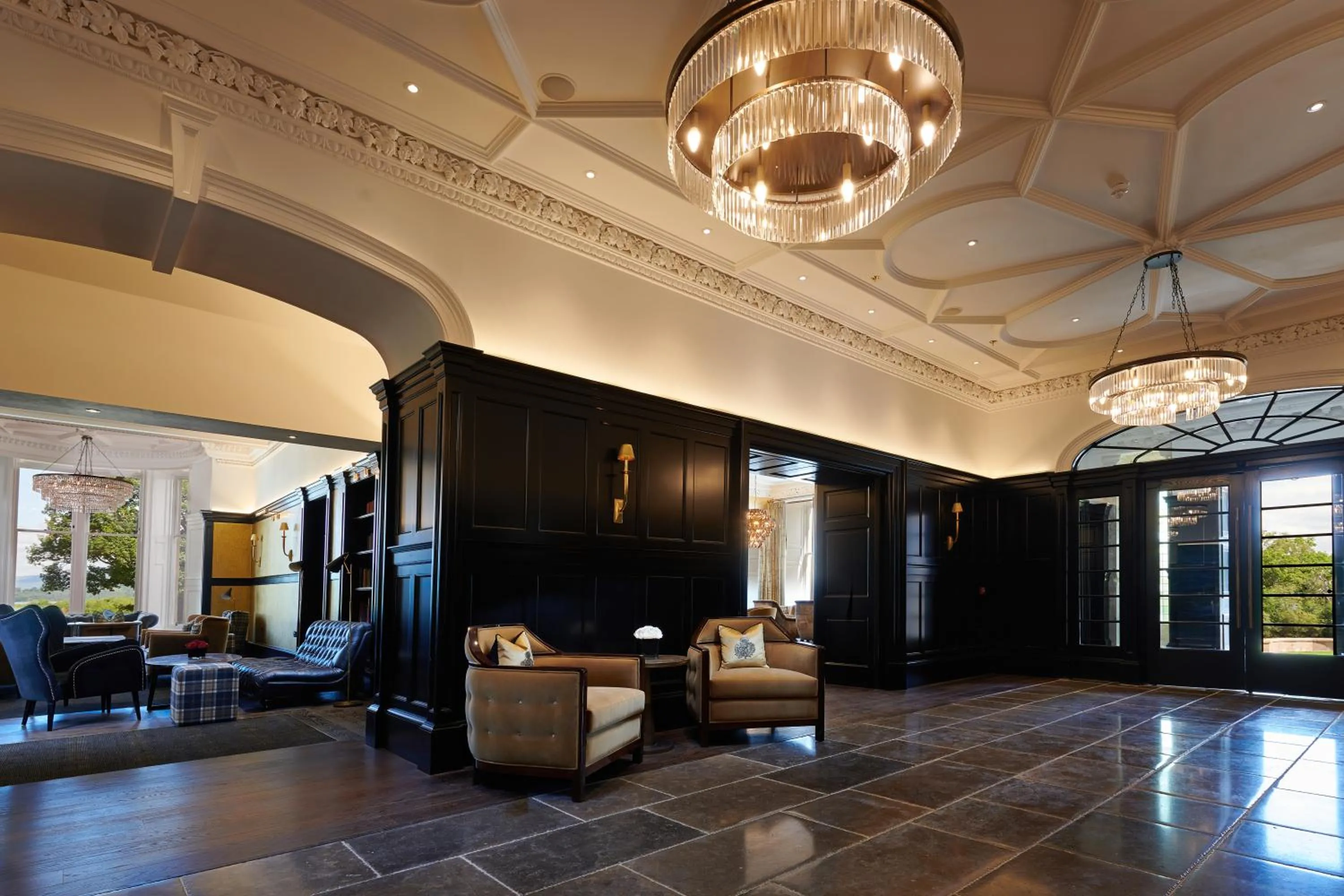 Lobby or reception in Cameron House on Loch Lomond