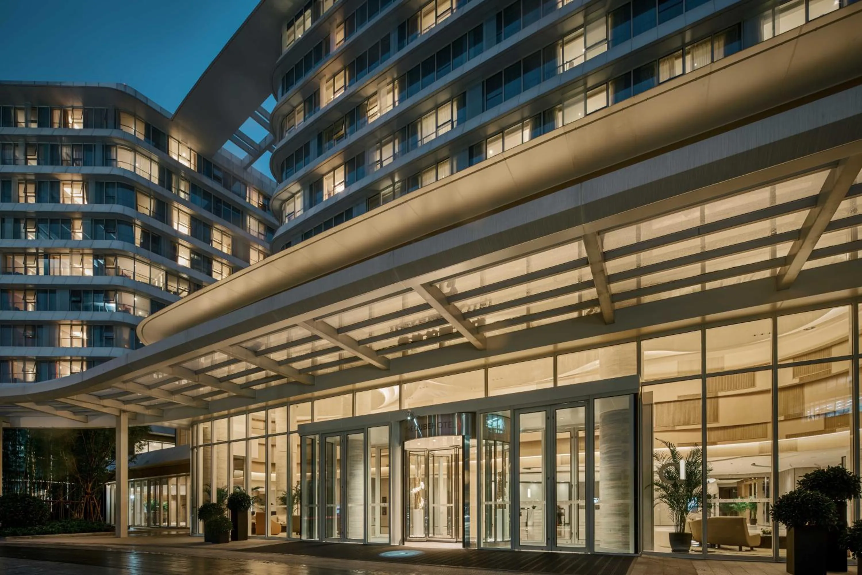 Property building in The QUBE Hotel Shanghai Hongqiao