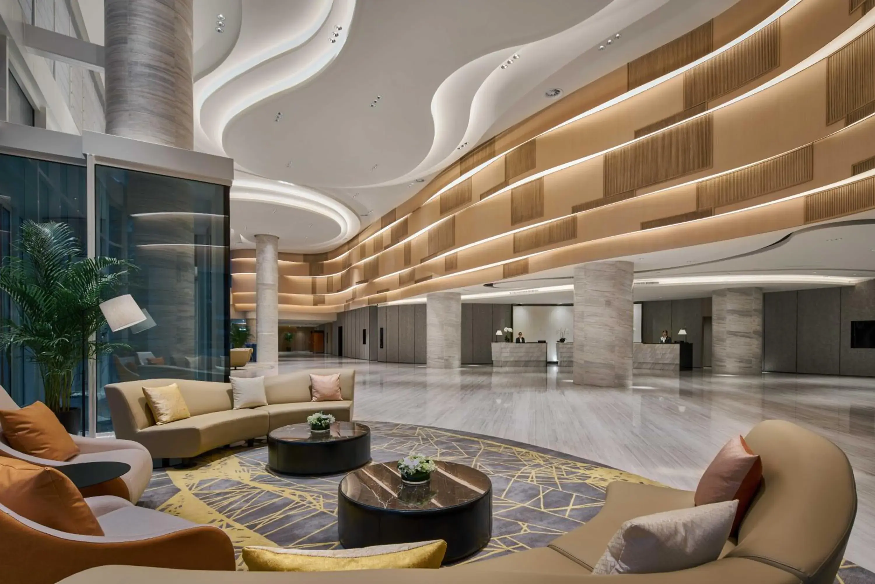 Lobby or reception in The QUBE Hotel Shanghai Hongqiao Lobby or reception in The QUBE Hotel Shanghai Hongqiao