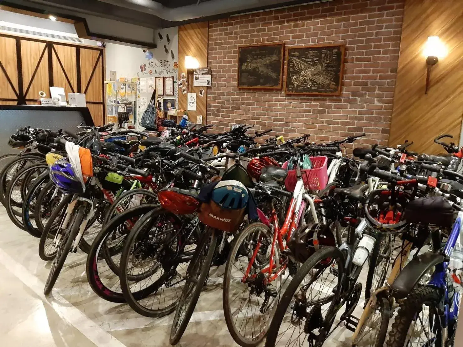 People, Biking in Taipei Travelers International Hostel