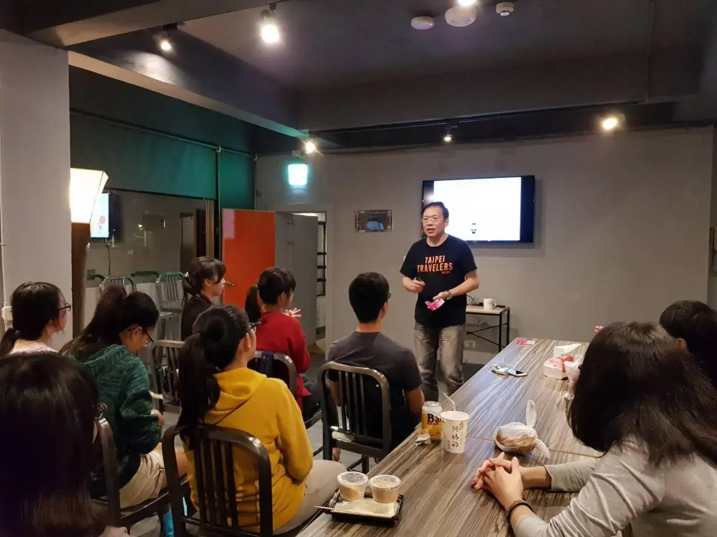 People in Taipei Travelers International Hostel