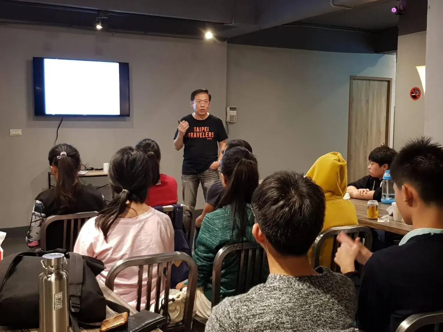 People in Taipei Travelers International Hostel