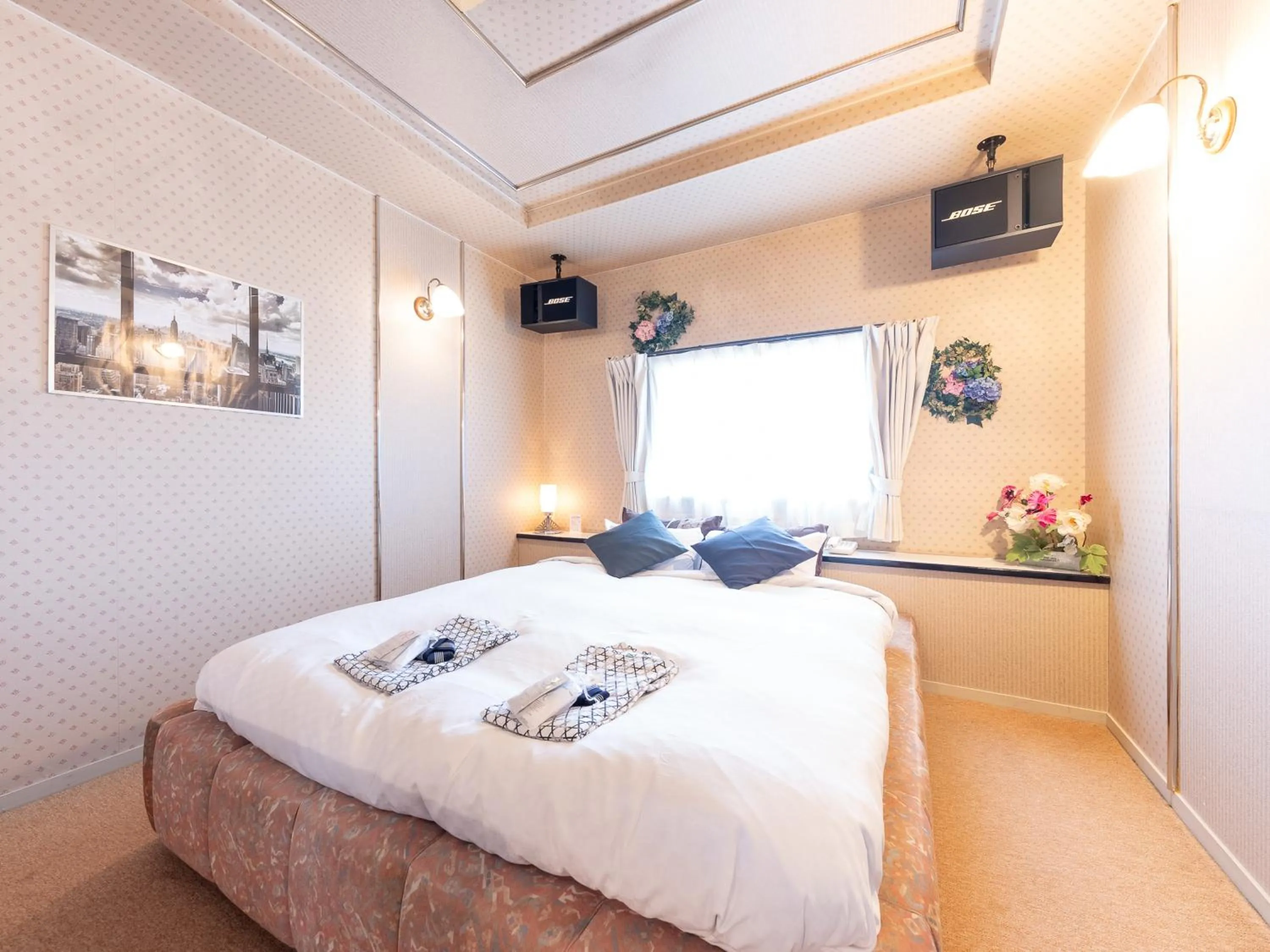 Bed in Tabist Hotel Nizi Fuefuki Misaka