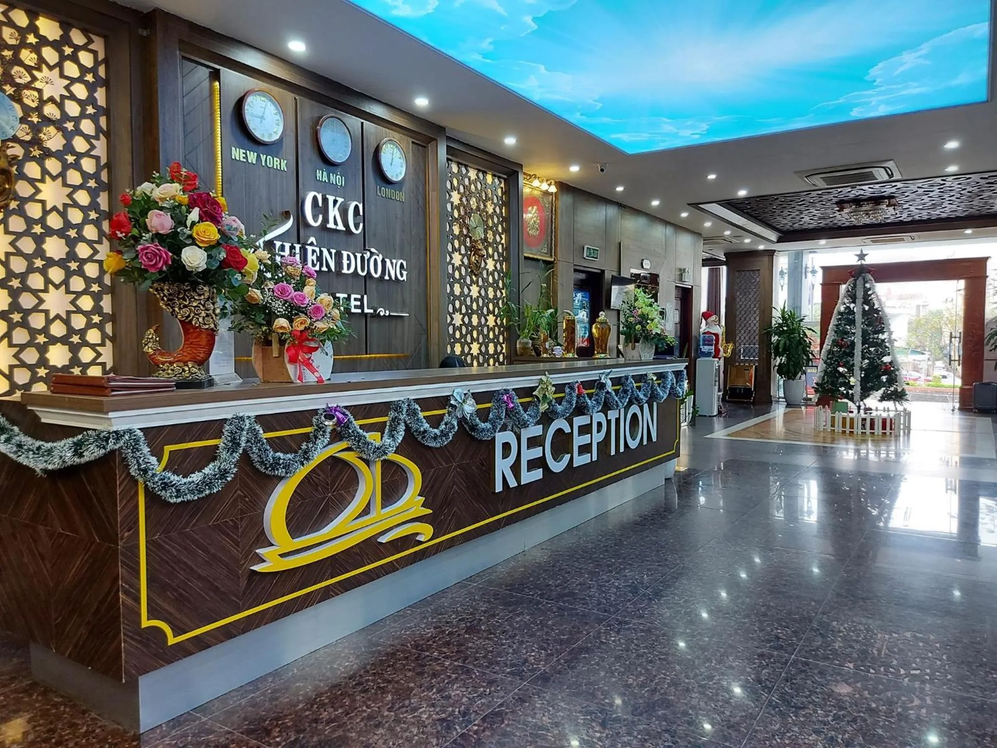 Lobby or reception in CKC Thien Duong Hotel