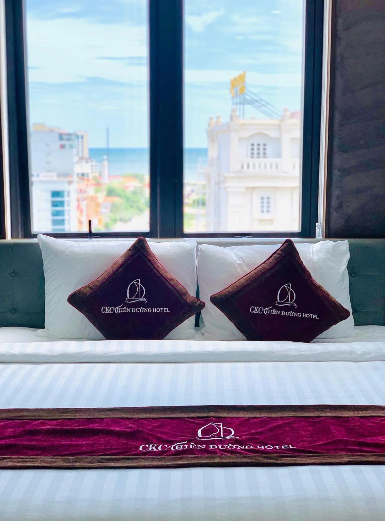 Bed in CKC Thien Duong Hotel