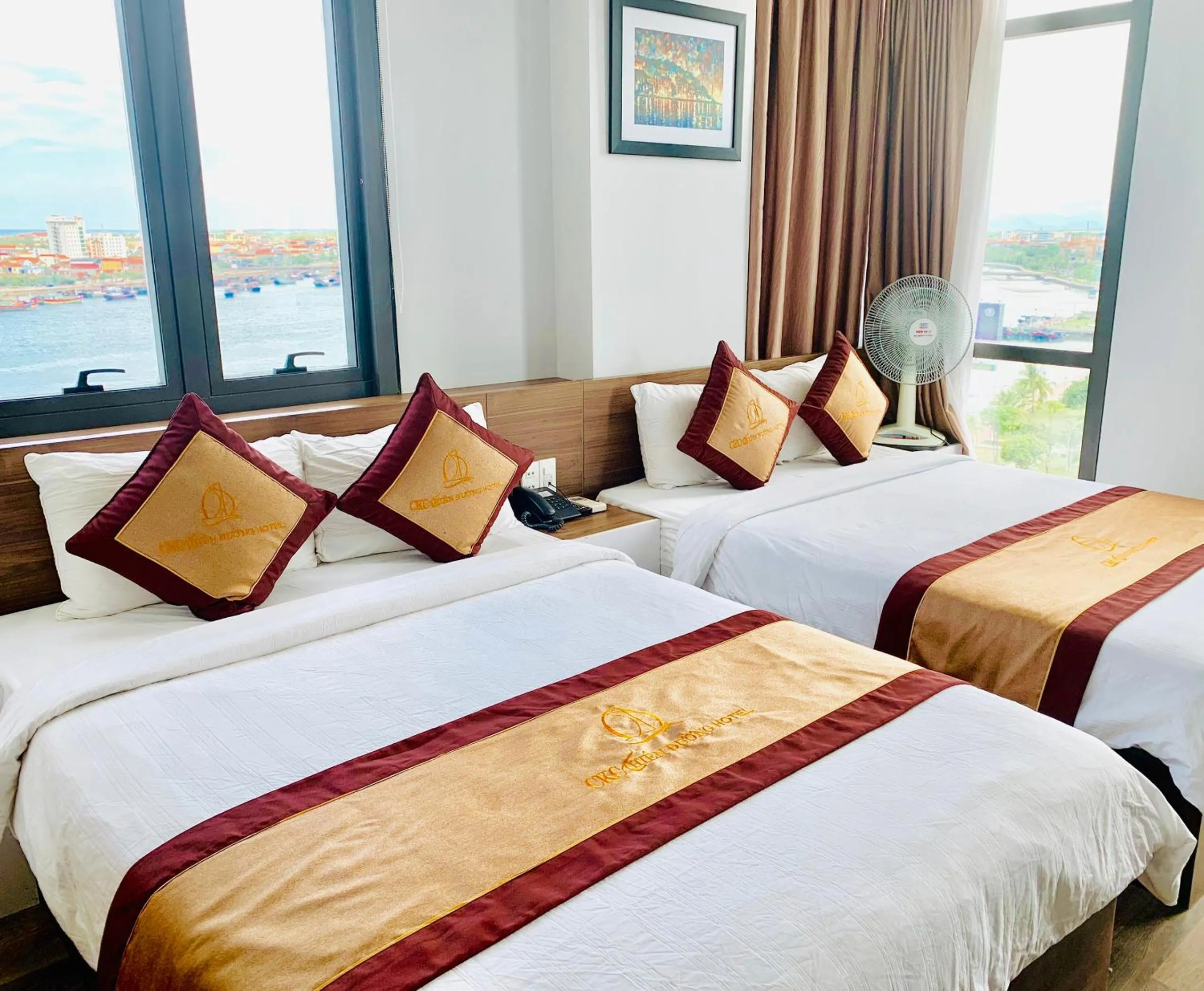 Bed in CKC Thien Duong Hotel