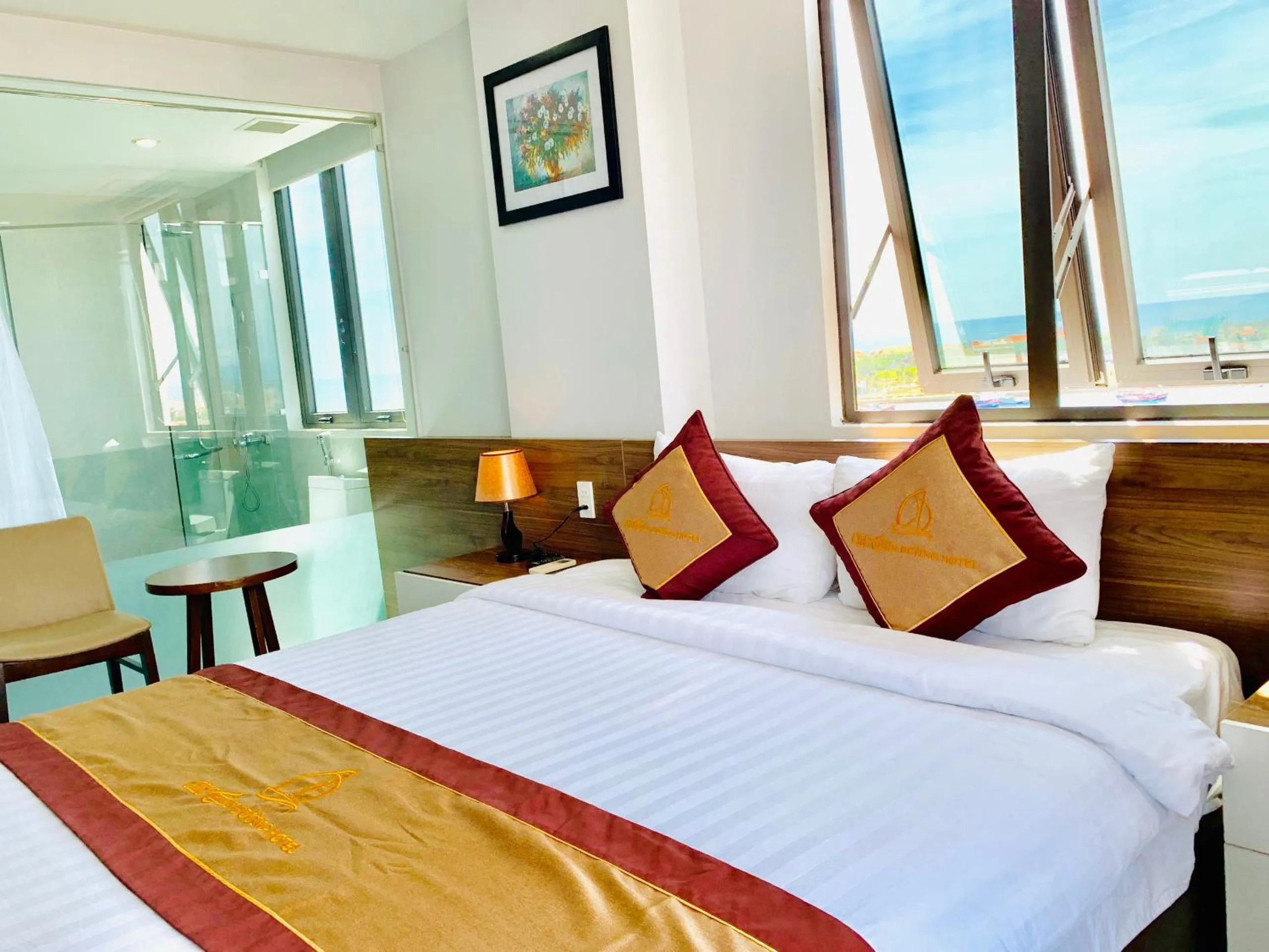 Bed in CKC Thien Duong Hotel