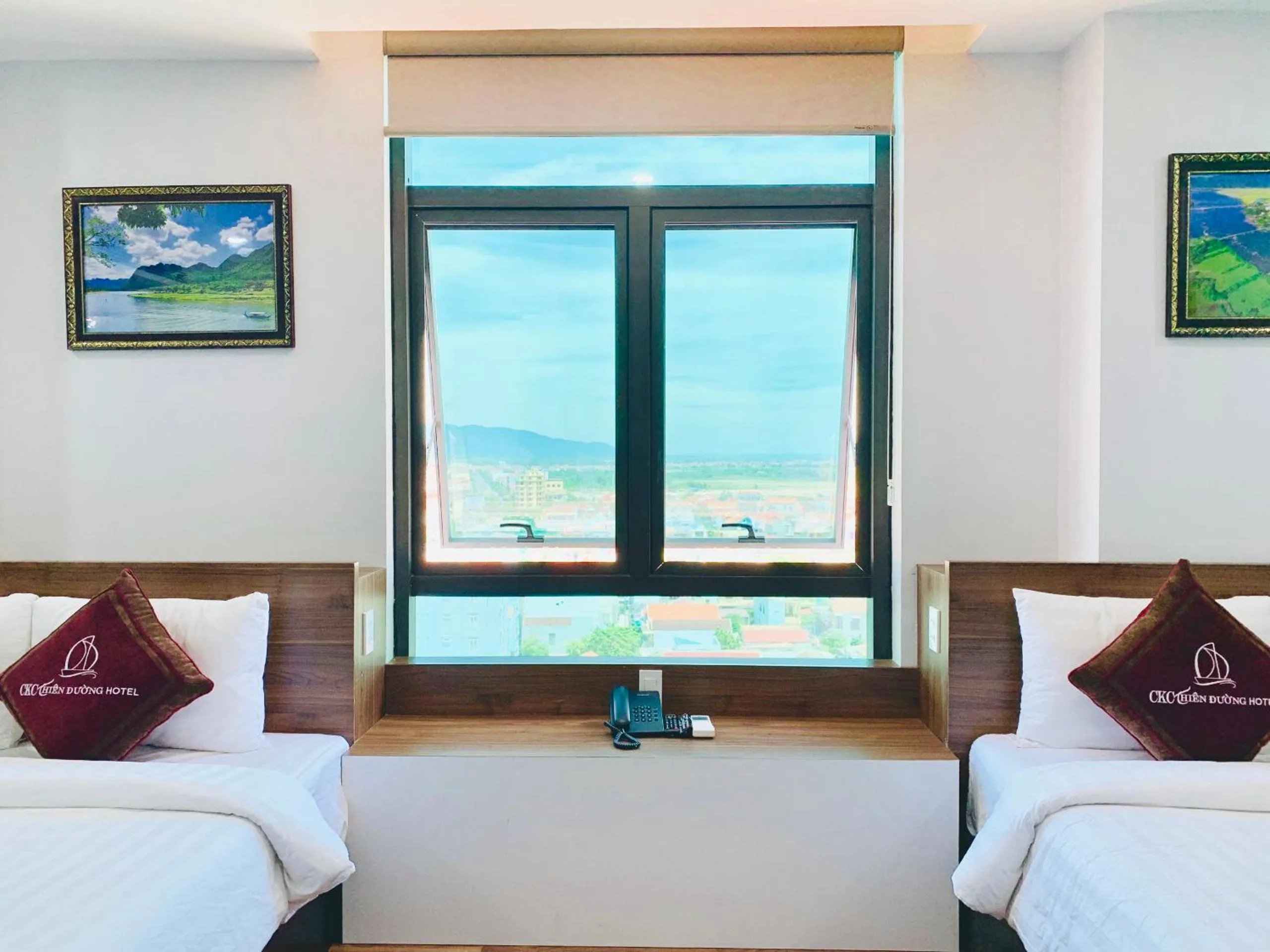 City view, Bed in CKC Thien Duong Hotel