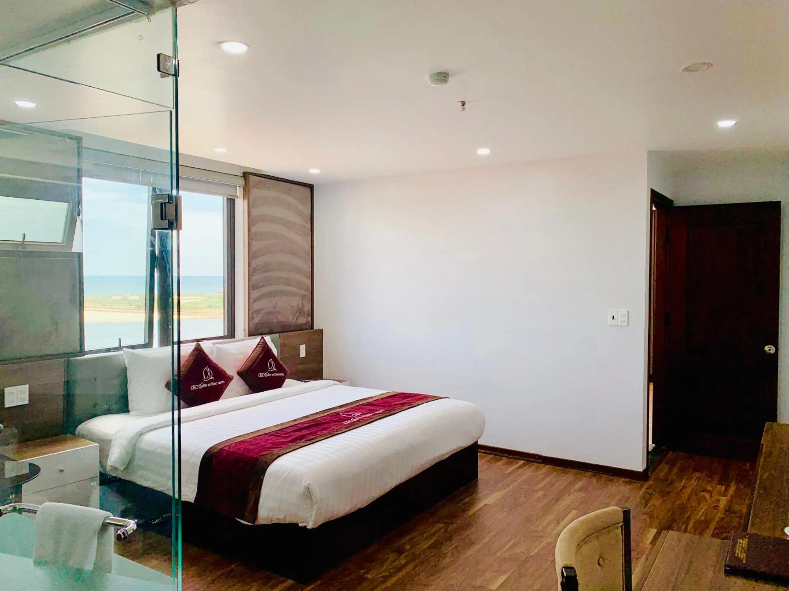 Bed in CKC Thien Duong Hotel