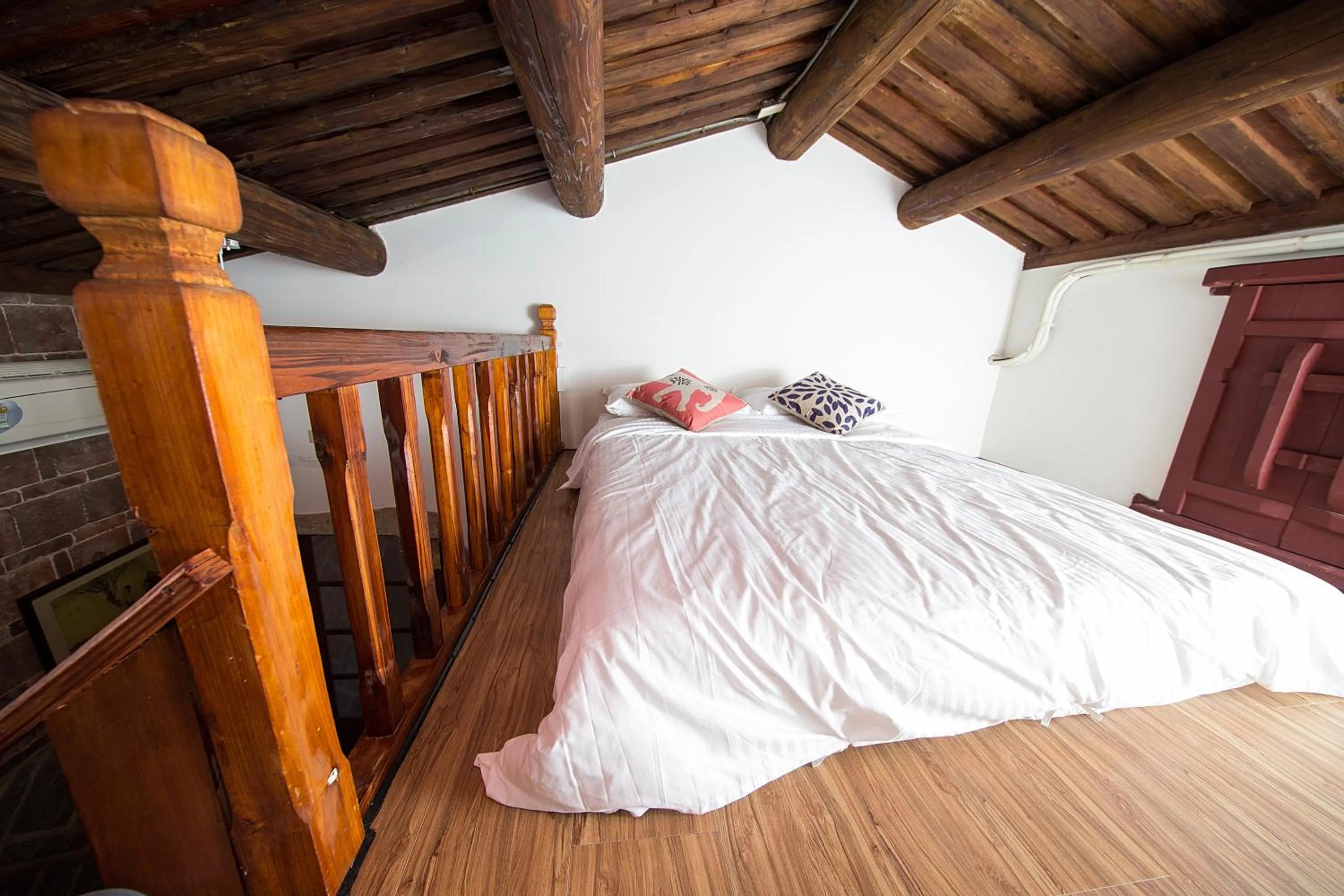 Bed in Patio Moonlight