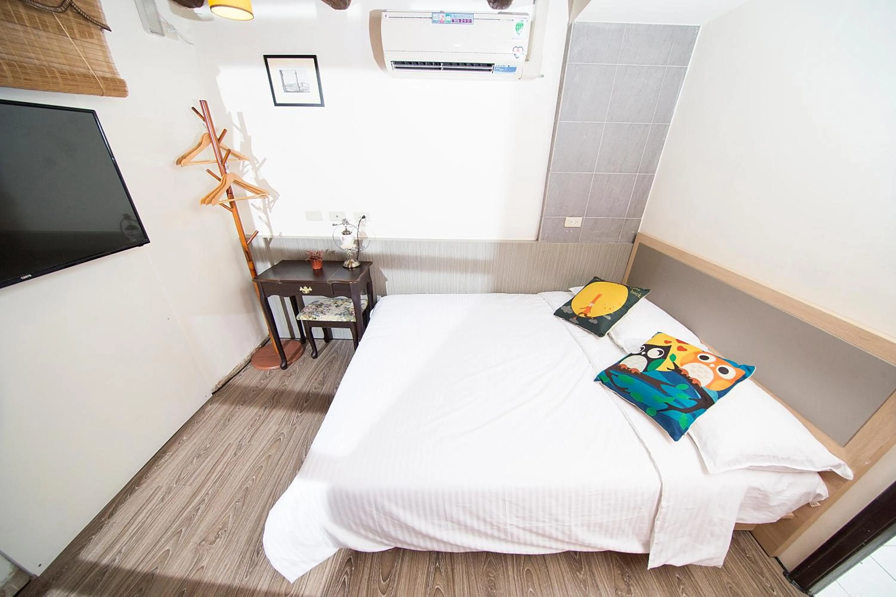 Bed in Patio Moonlight