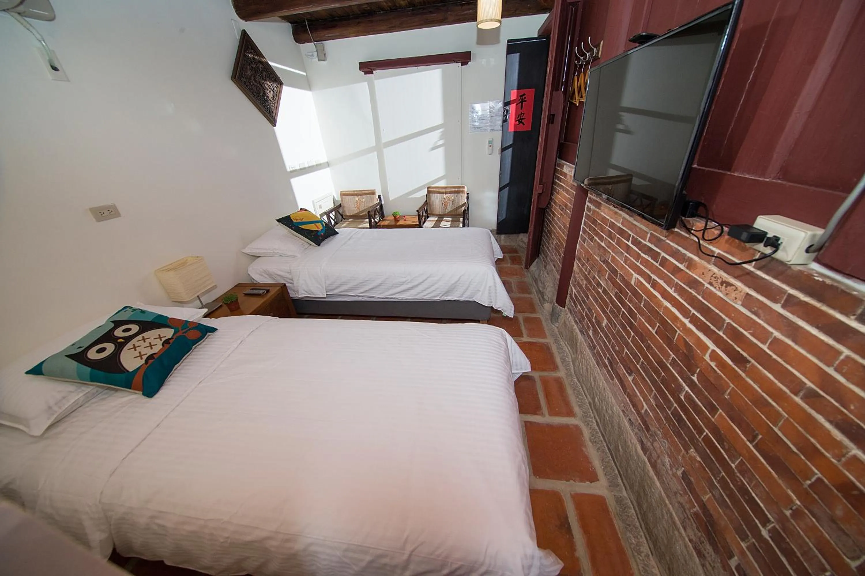 Bed in Patio Moonlight