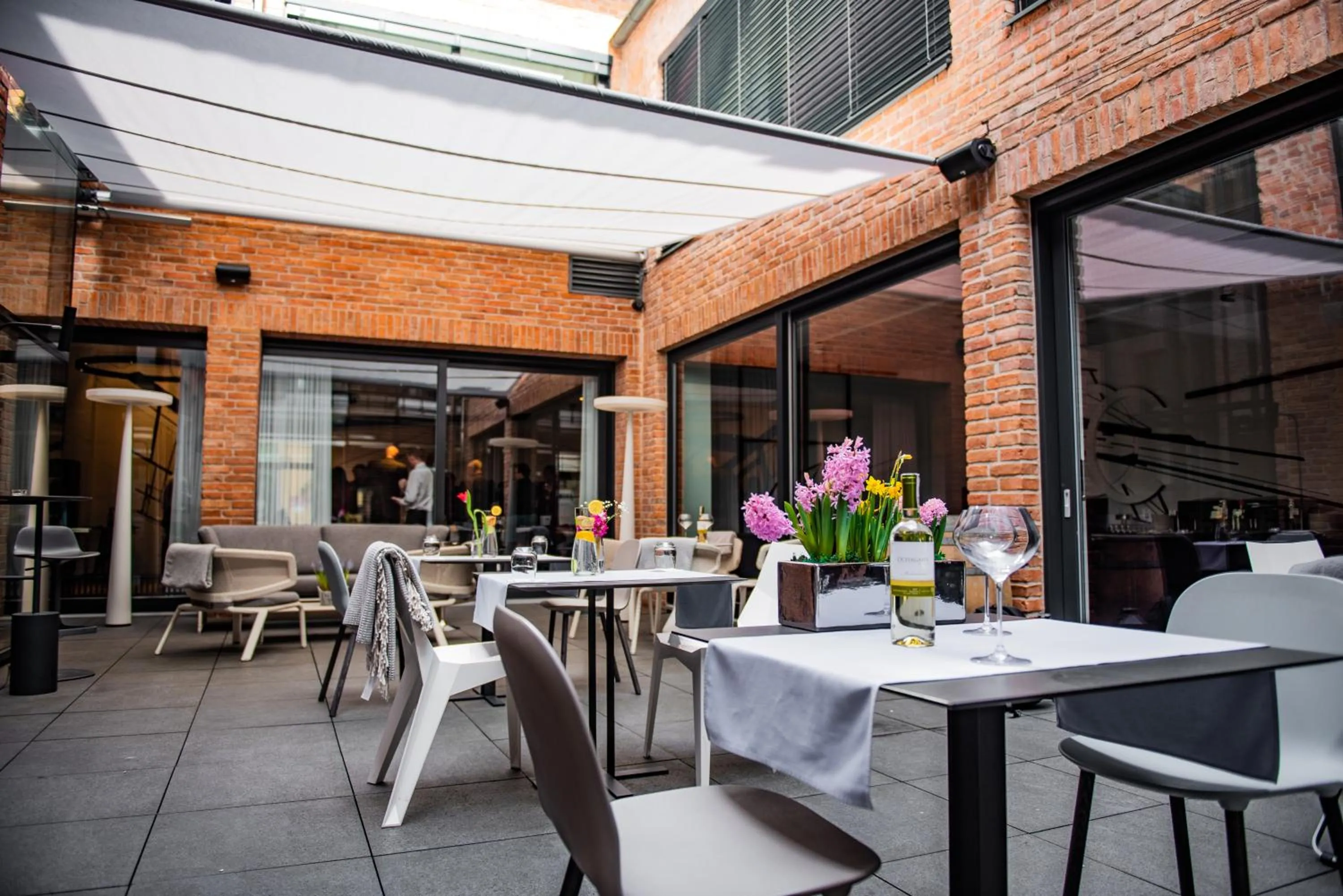 Patio in Hotel Nicolaus