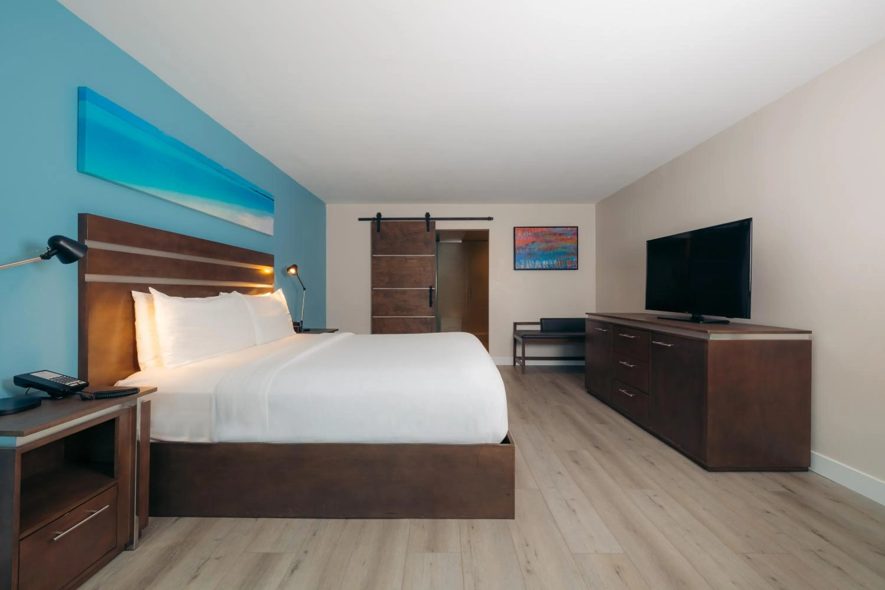 Bed in The Cove Hotel