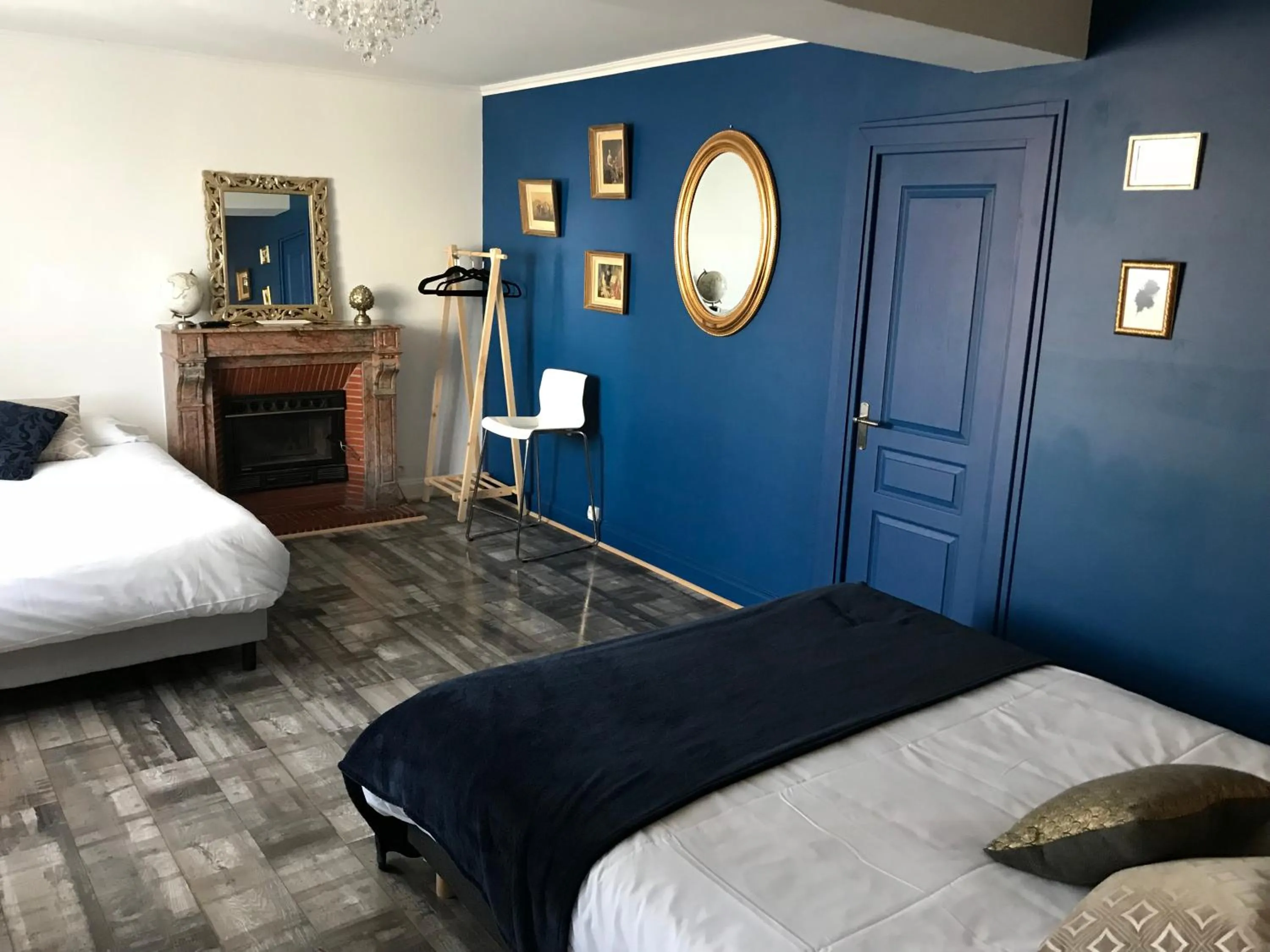 Bed in L'hostellerie de Sèvremont