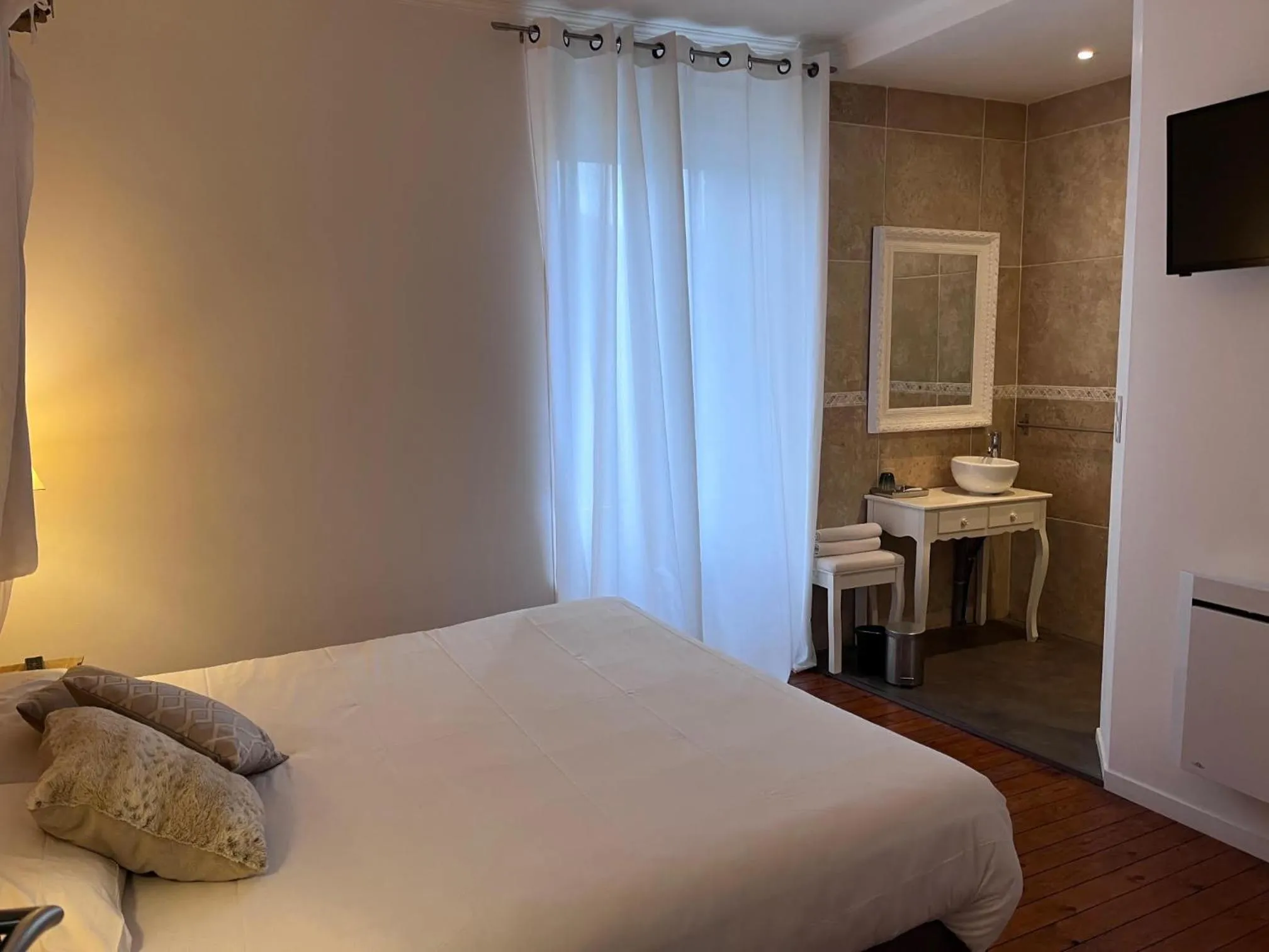 Bed in L'hostellerie de Sèvremont