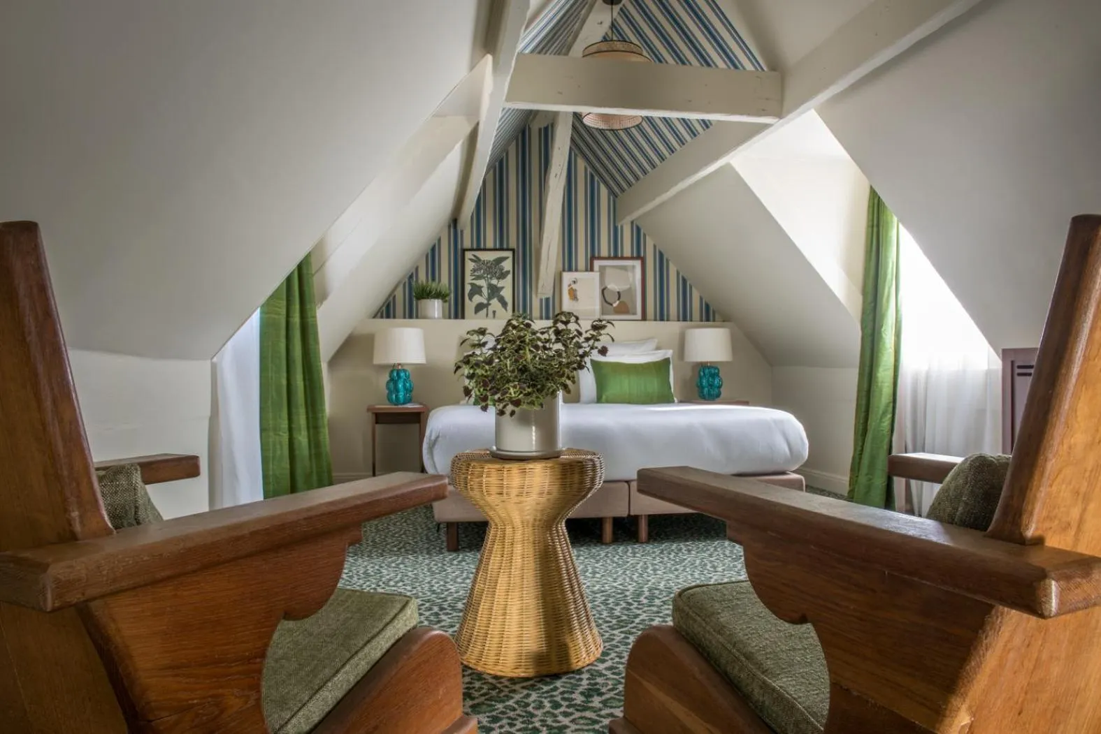 Photo of the whole room, Bed in Hôtel Fougère