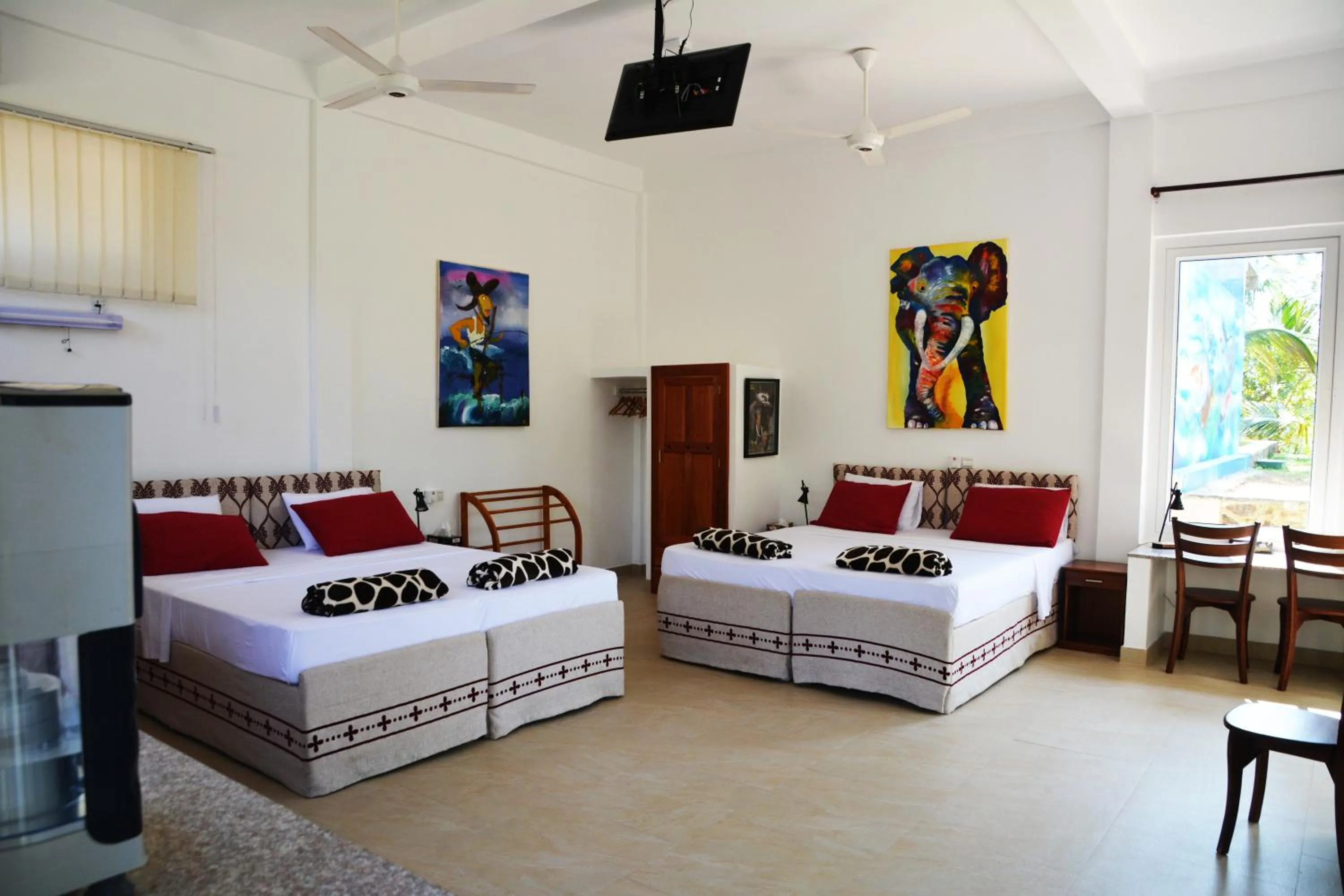 Bed in The Hilltop Boosa