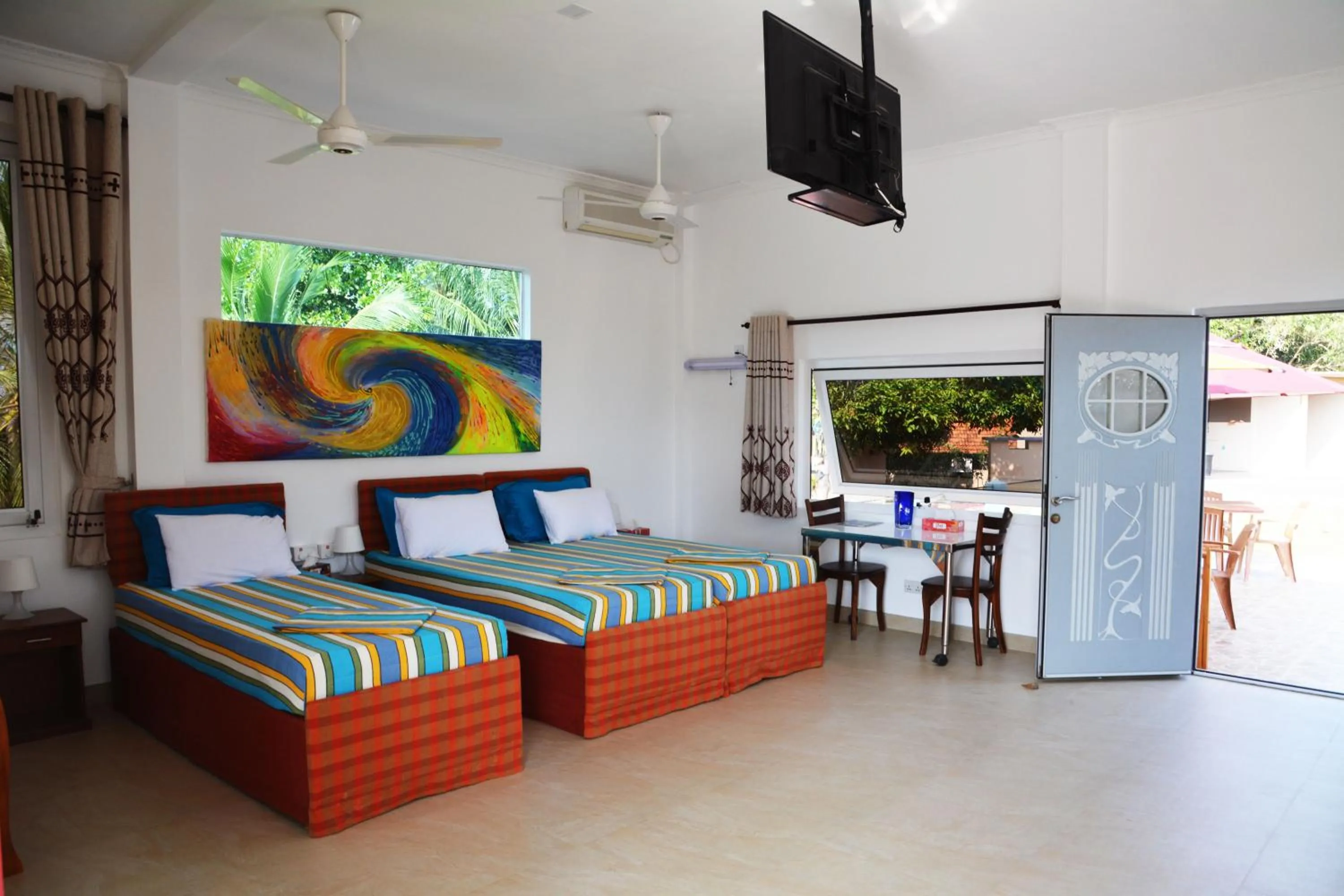 Bed in The Hilltop Boosa