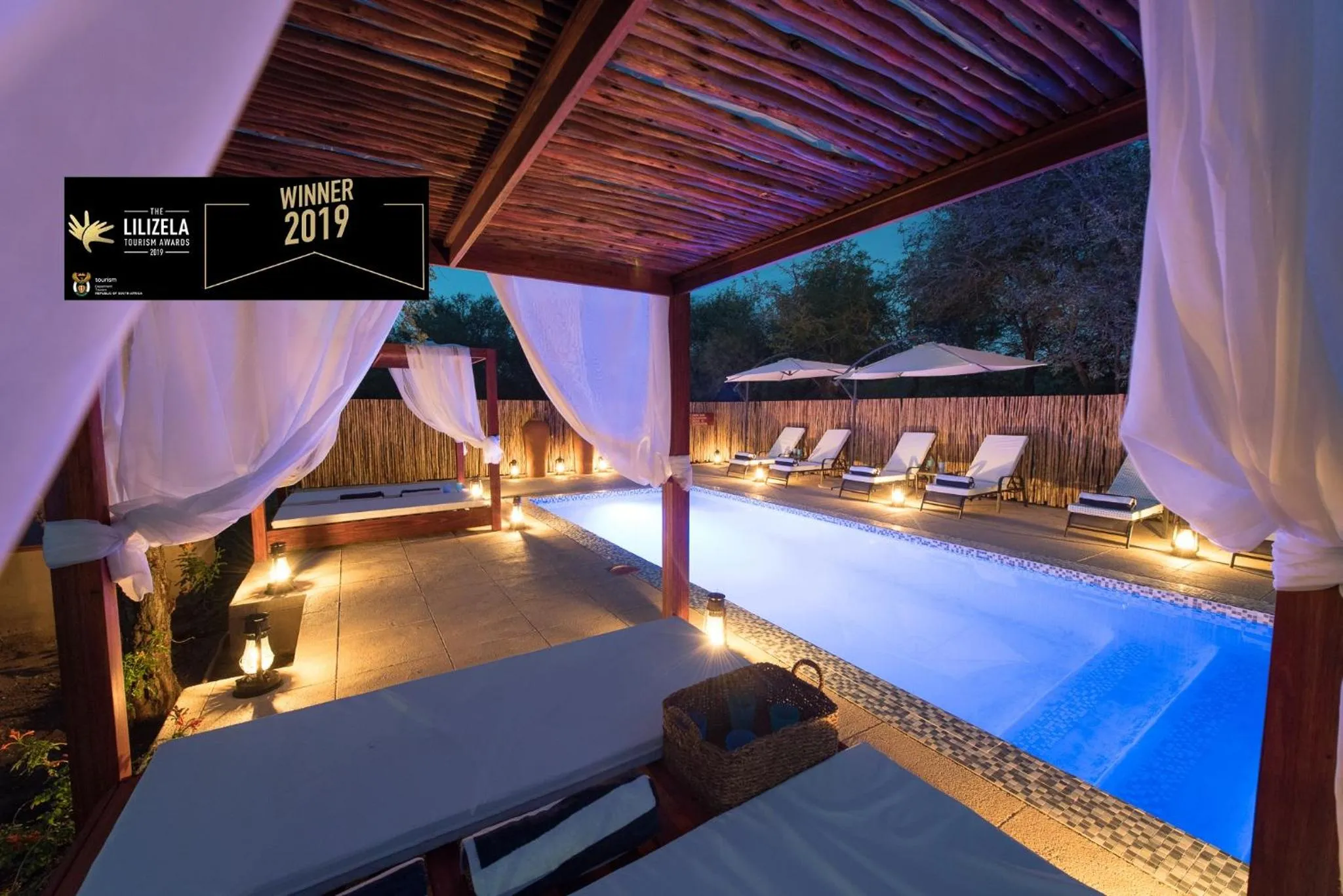 On site in Bushbaby River Lodge