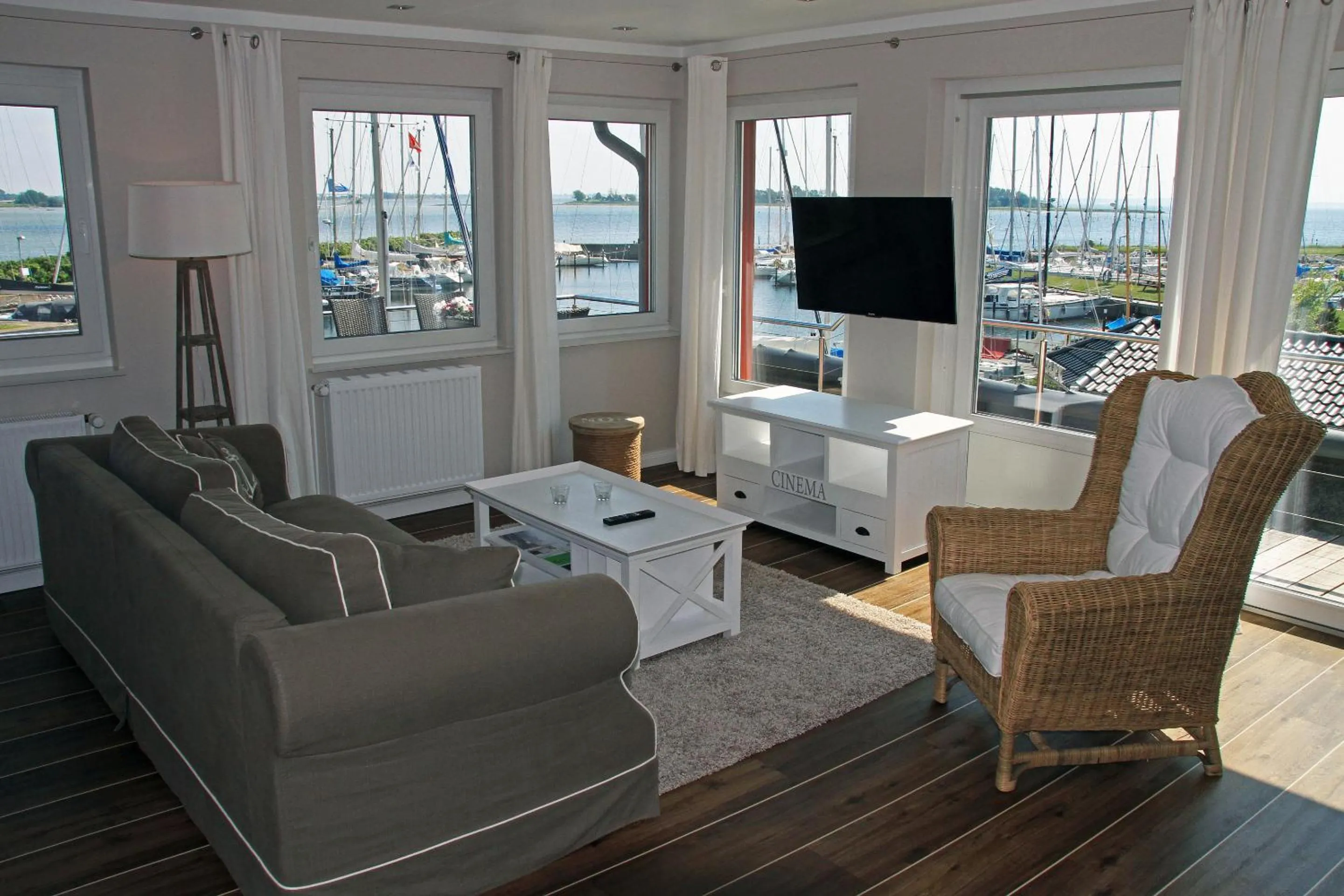 Living room in Meerblick Lemkenhafen