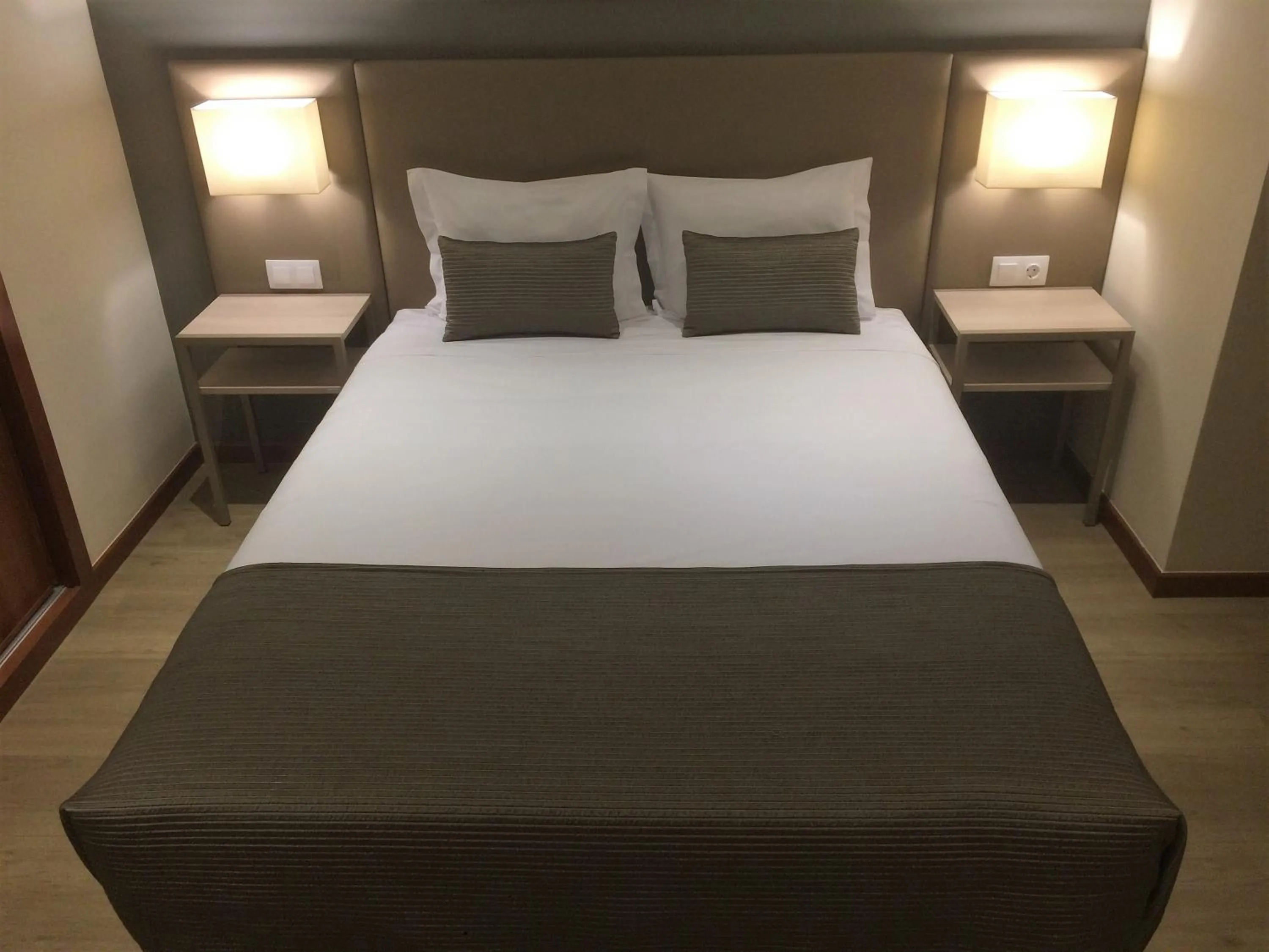Bed in Hotel Ponte Sor