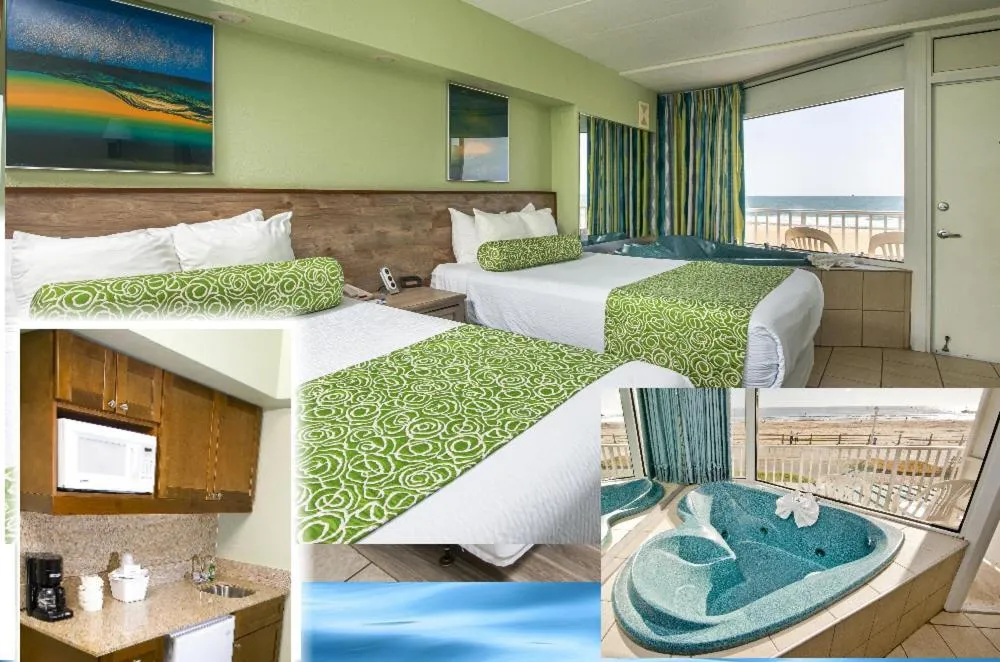 Bed in The Schooner Inn