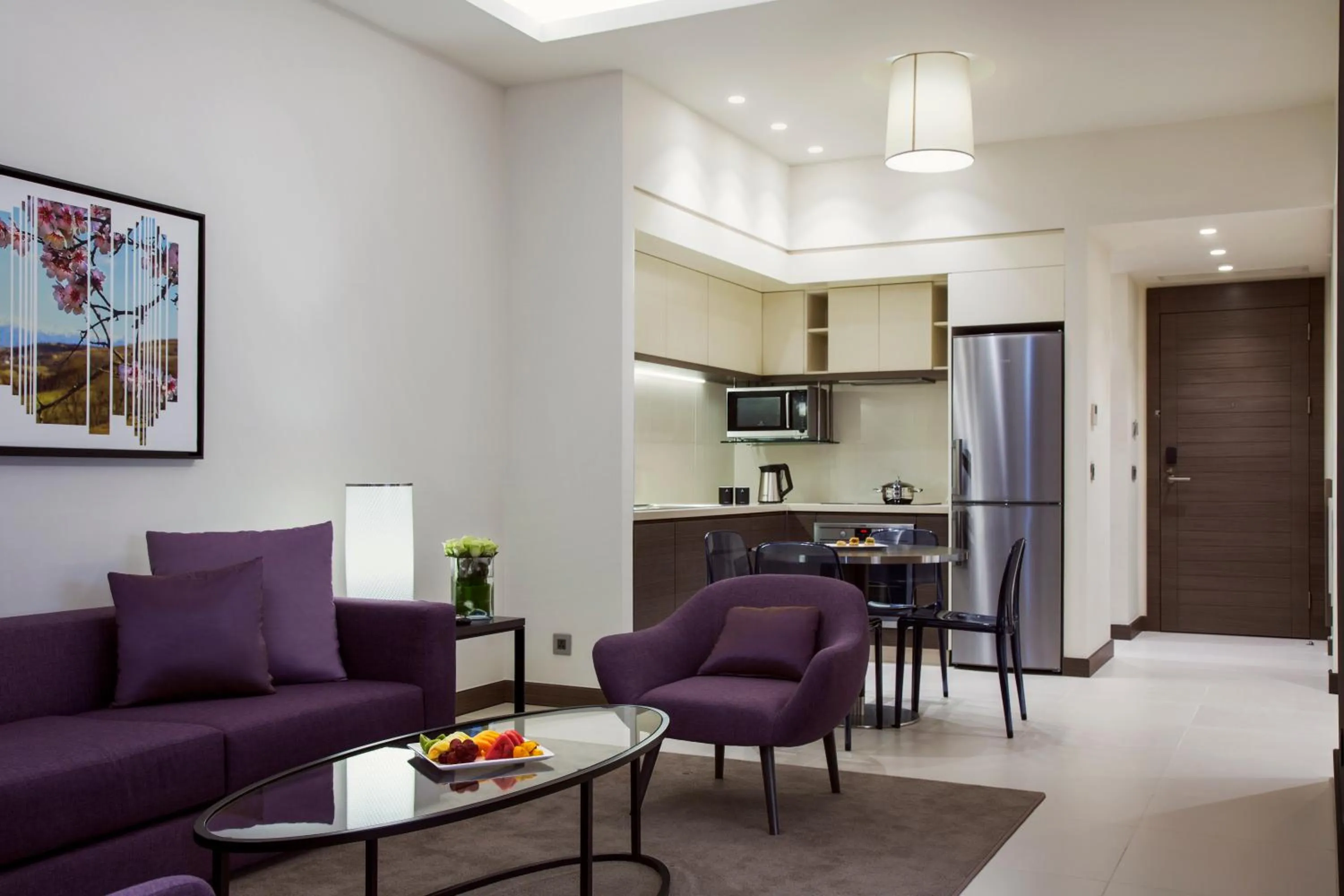 Kitchen or kitchenette in Erbil Arjaan by Rotana